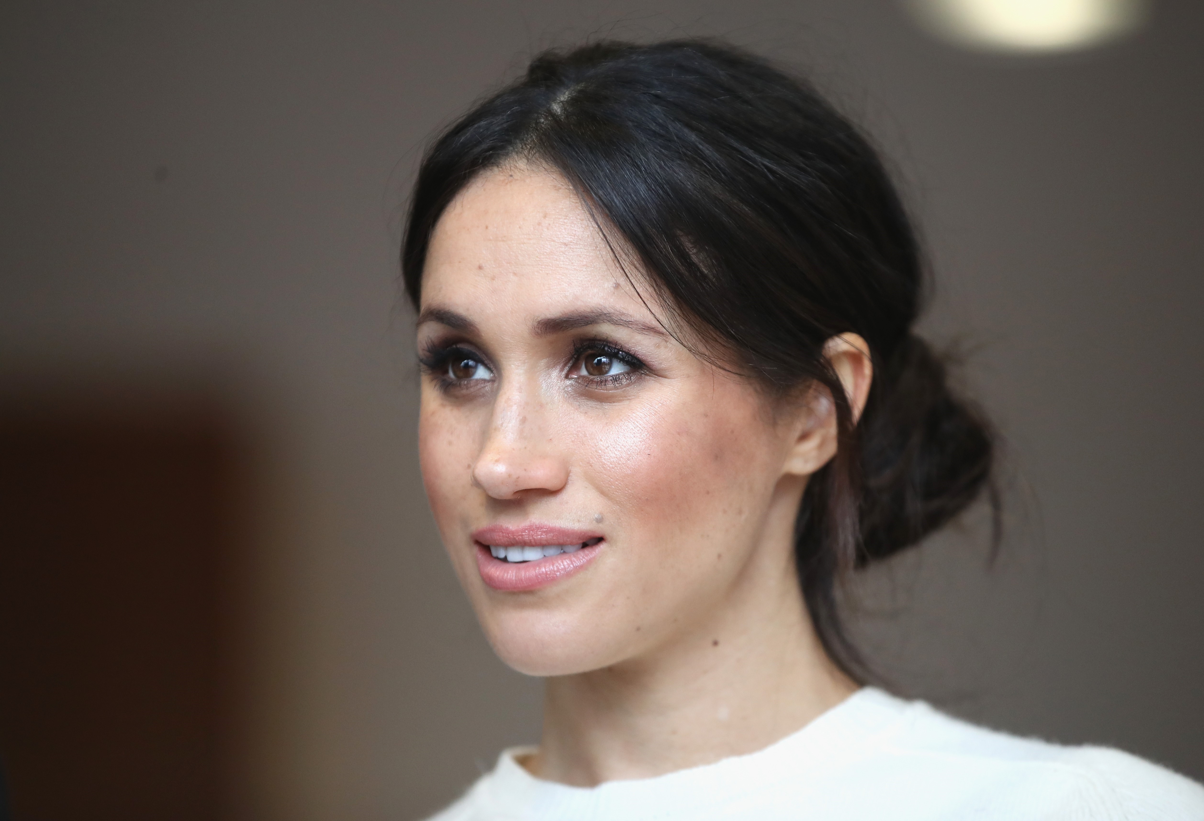 Headshot of Meghan Markle during a visit to Catalyst Inc in Northern Ireland
