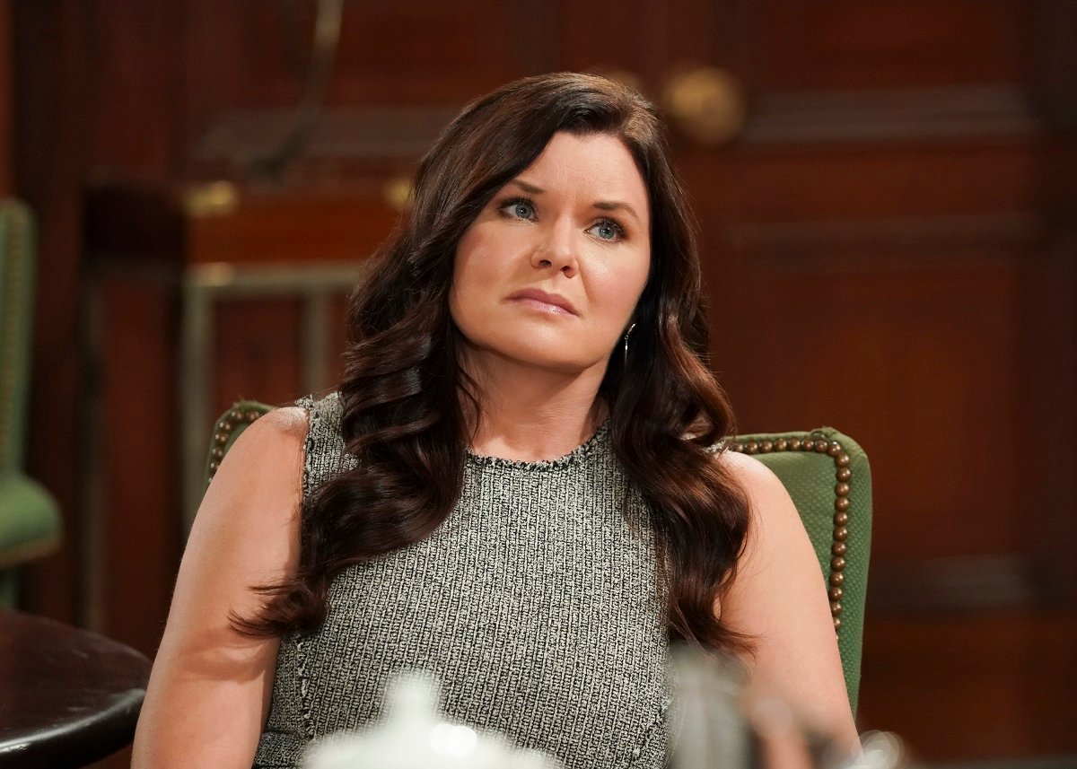 'The Bold and the Beautiful' actor Heather Tom as Katie Logan in a scene from the CBS soap opera.