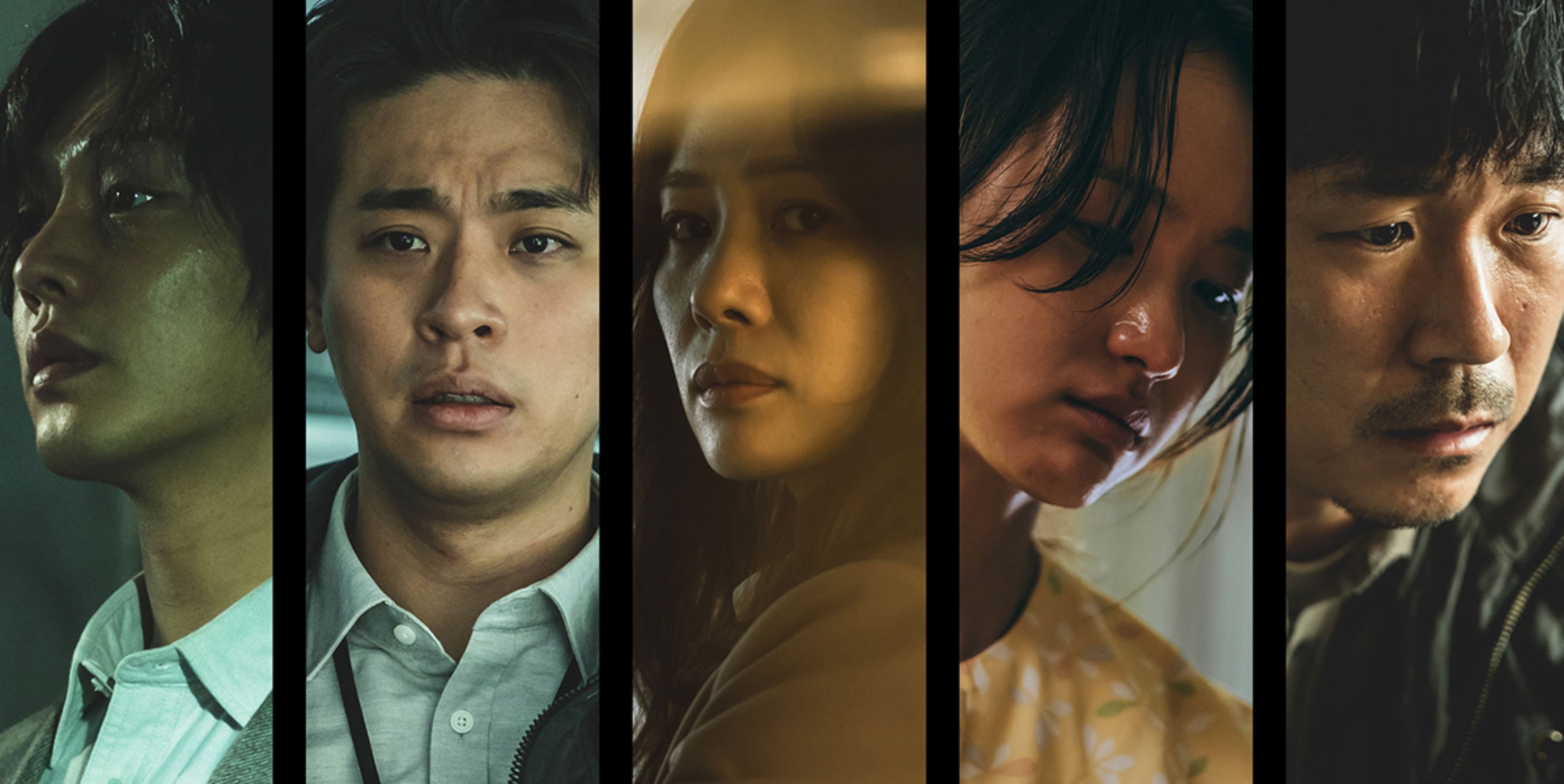 'Hellbound' main cast and characters for Netflix K-drama in segmented panels