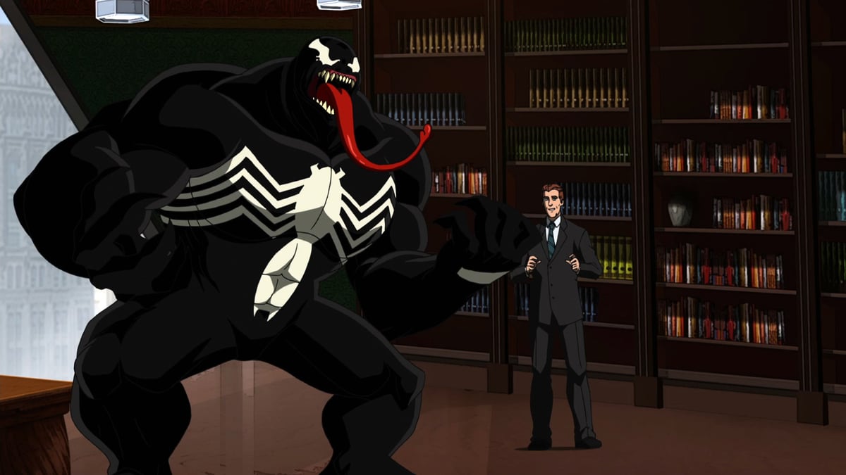 Venom from Marvel's "Ultimate Spider-Man"