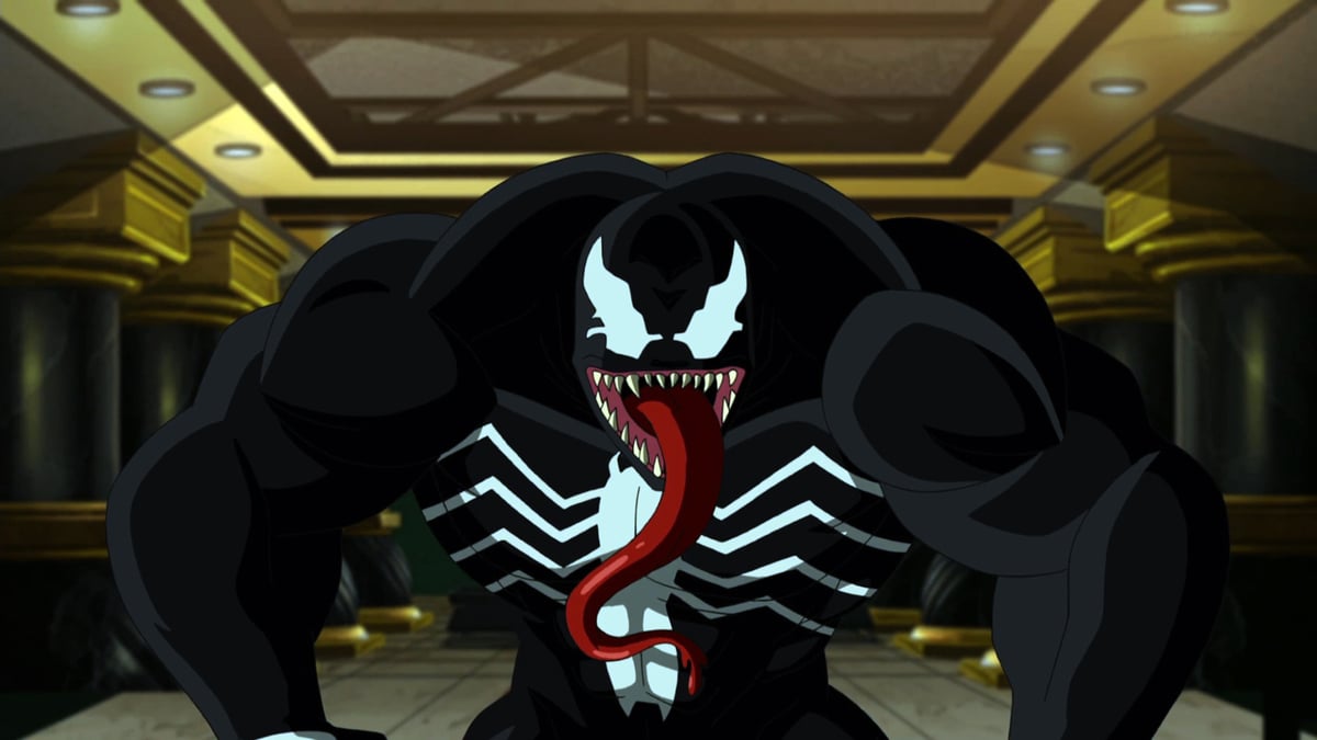 Venom from Marvel's "Ultimate Spider-Man"