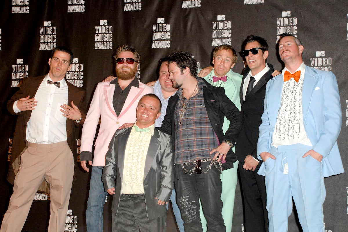 The cast of 'Jackass' at the 2010 MTV Video Music Awards.