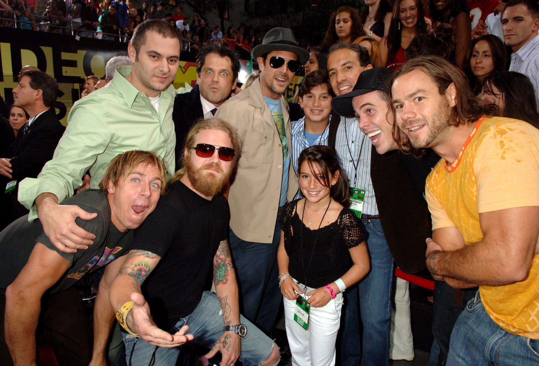 The cast of 'Jackass' at the 2006 MTV Video Music Awards