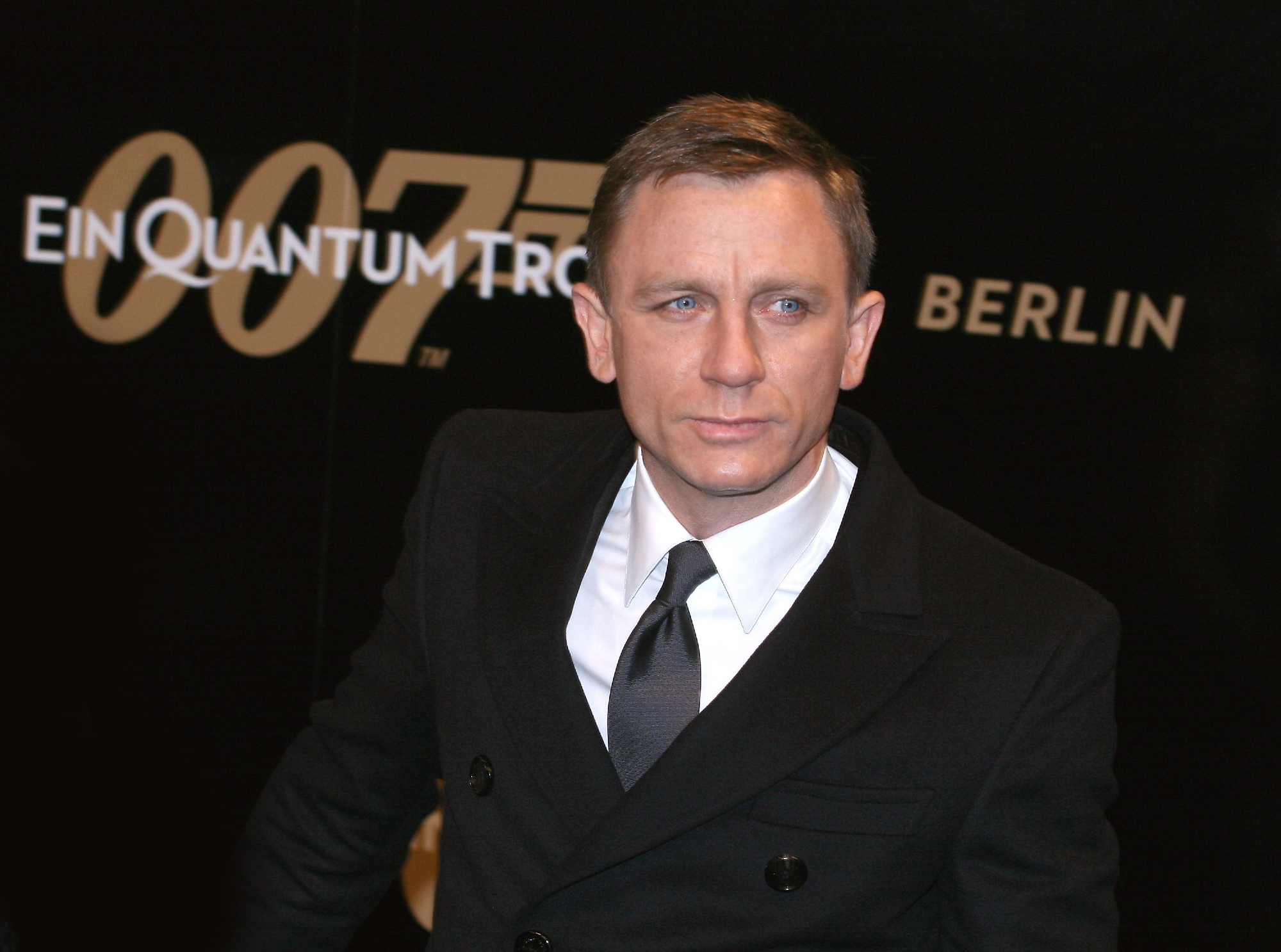 James Bond actor Daniel Craig at the 'Quantum of Solace' Berlin premiere