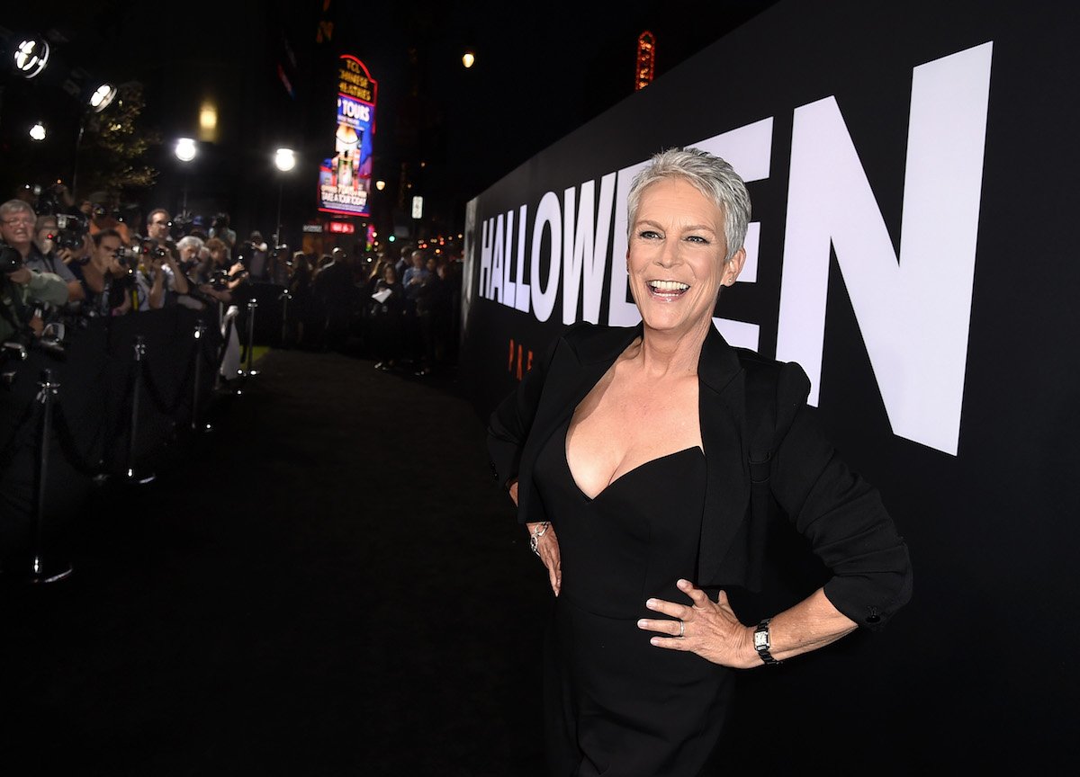 Jamie Lee Curtis at the premiere of 'Halloween'