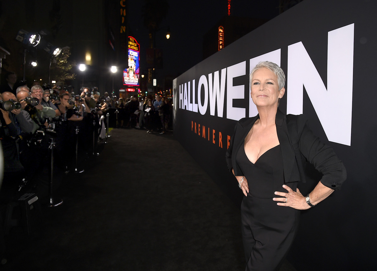 Jamie Lee Curtis at the premiere of 2018's 'Halloween'