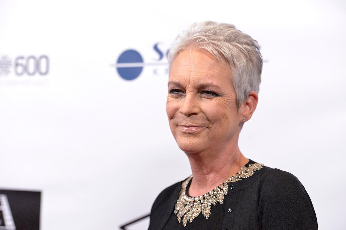 Jamie Lee Curtis with white background
