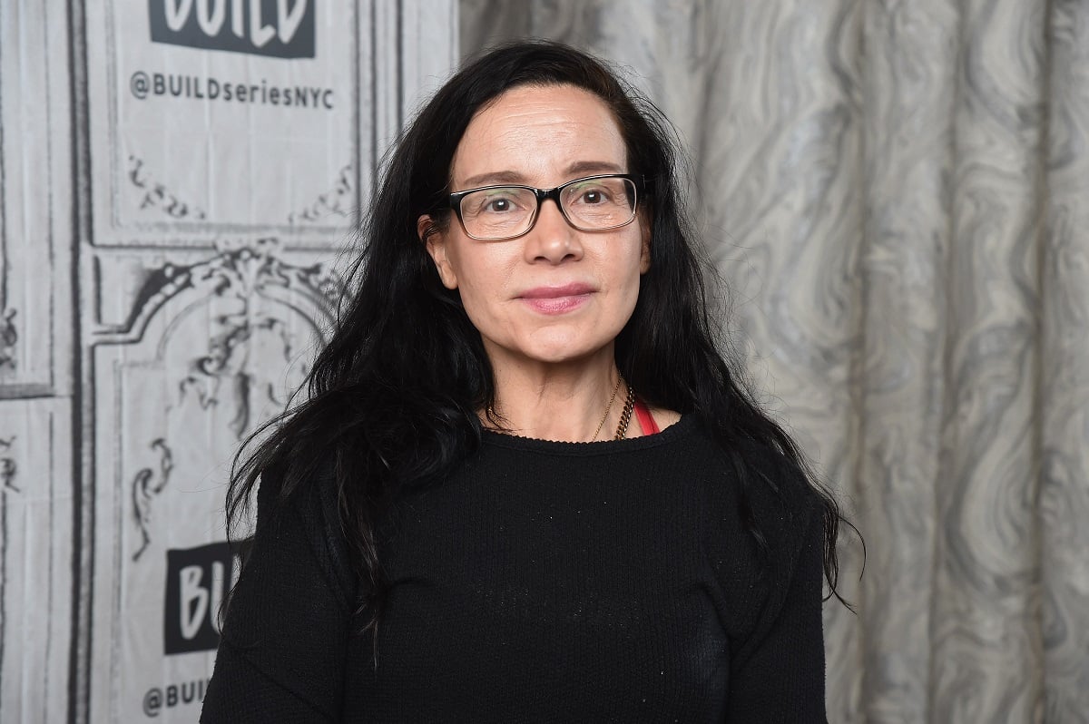 Janeane Garofalo smirking