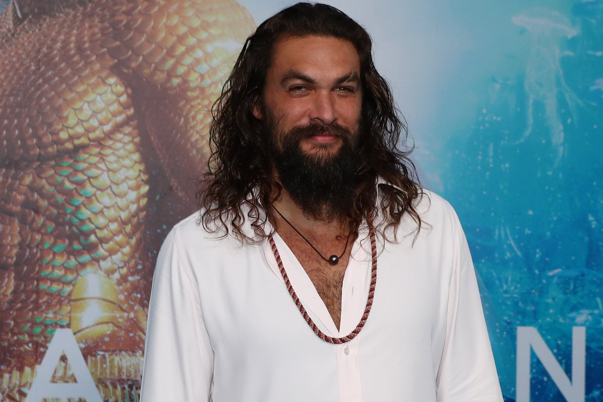 Jason Momoa in white shirt