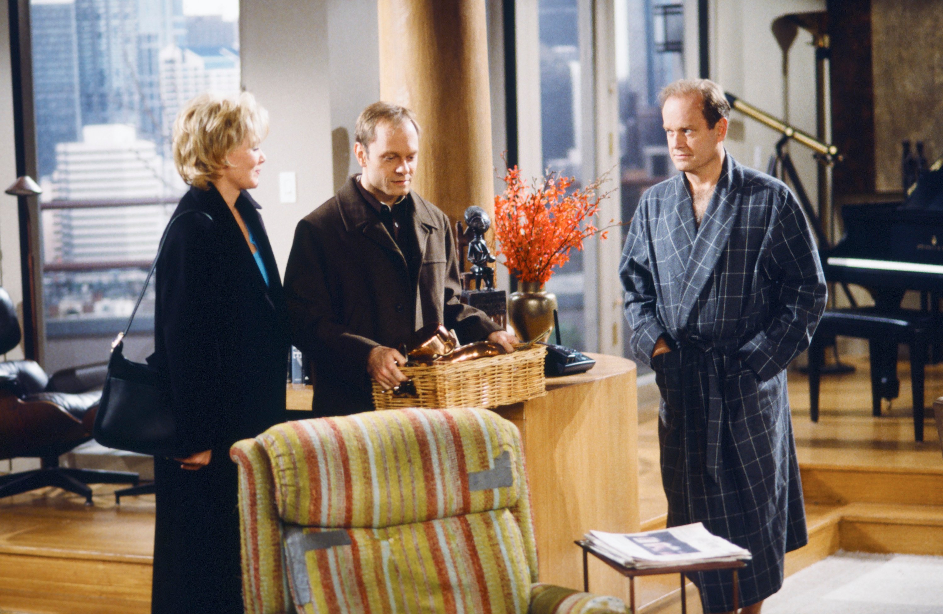 'Frasier': (l-r) Jean Smart, David Hyde Pierce, and Kelsey Grammer 