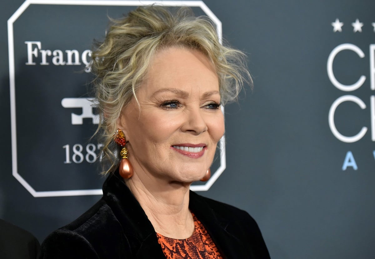 Actor Jean Smart poses on the red carpet at the 2020 Critics Choice Awards.