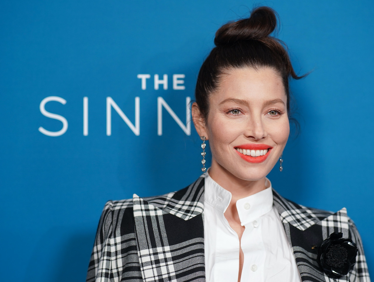 Jessica Biel attends the 'The Sinner' Season 3 premiere at The London West Hollywood