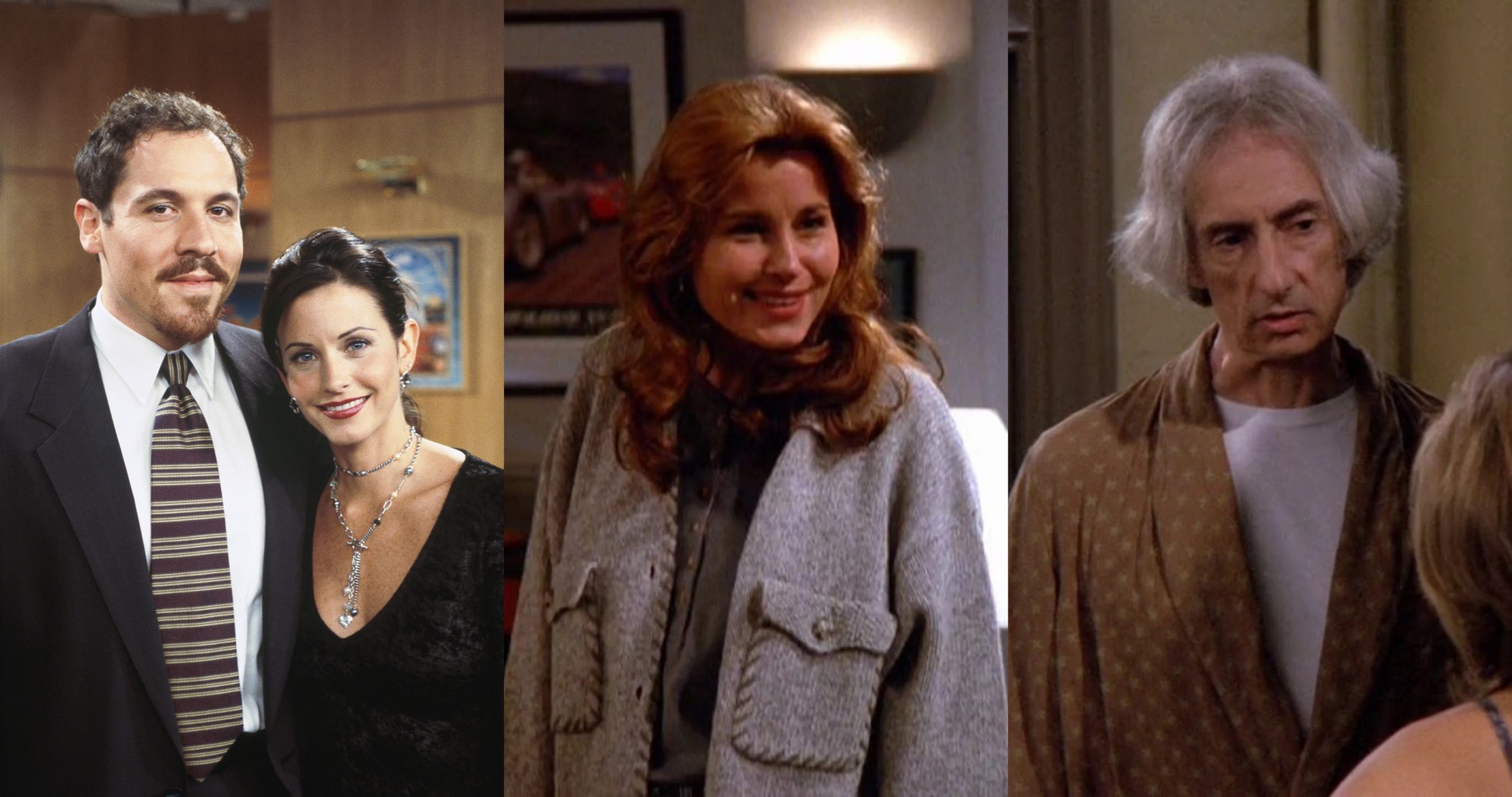 Jon Favreau, Jennifer Coolidge, Larry Hankin in 'Friends' and 'Seinfeld' as Pete Becker, Jodi and Mr.Heckles