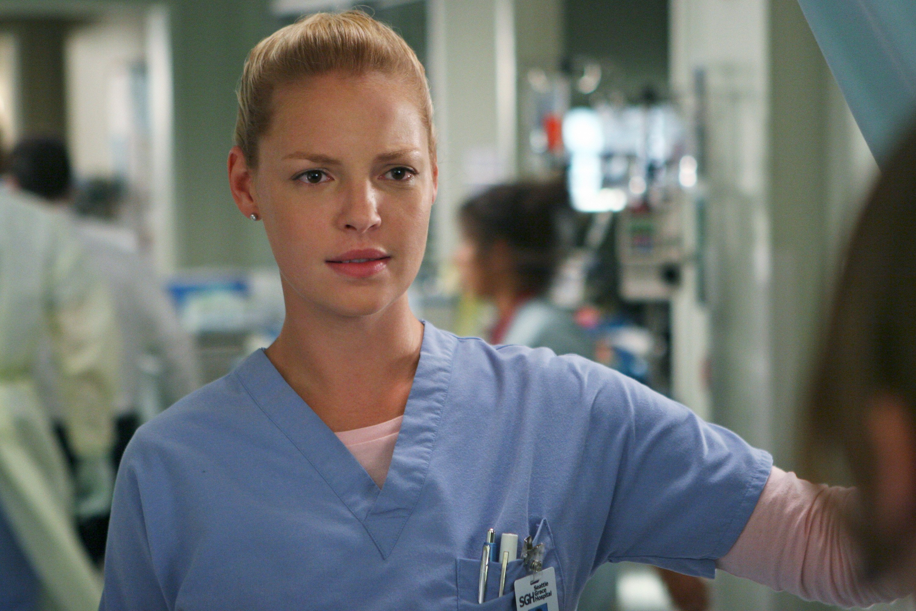 Katherine Heigl in a scene from 'Grey's Anatomy'