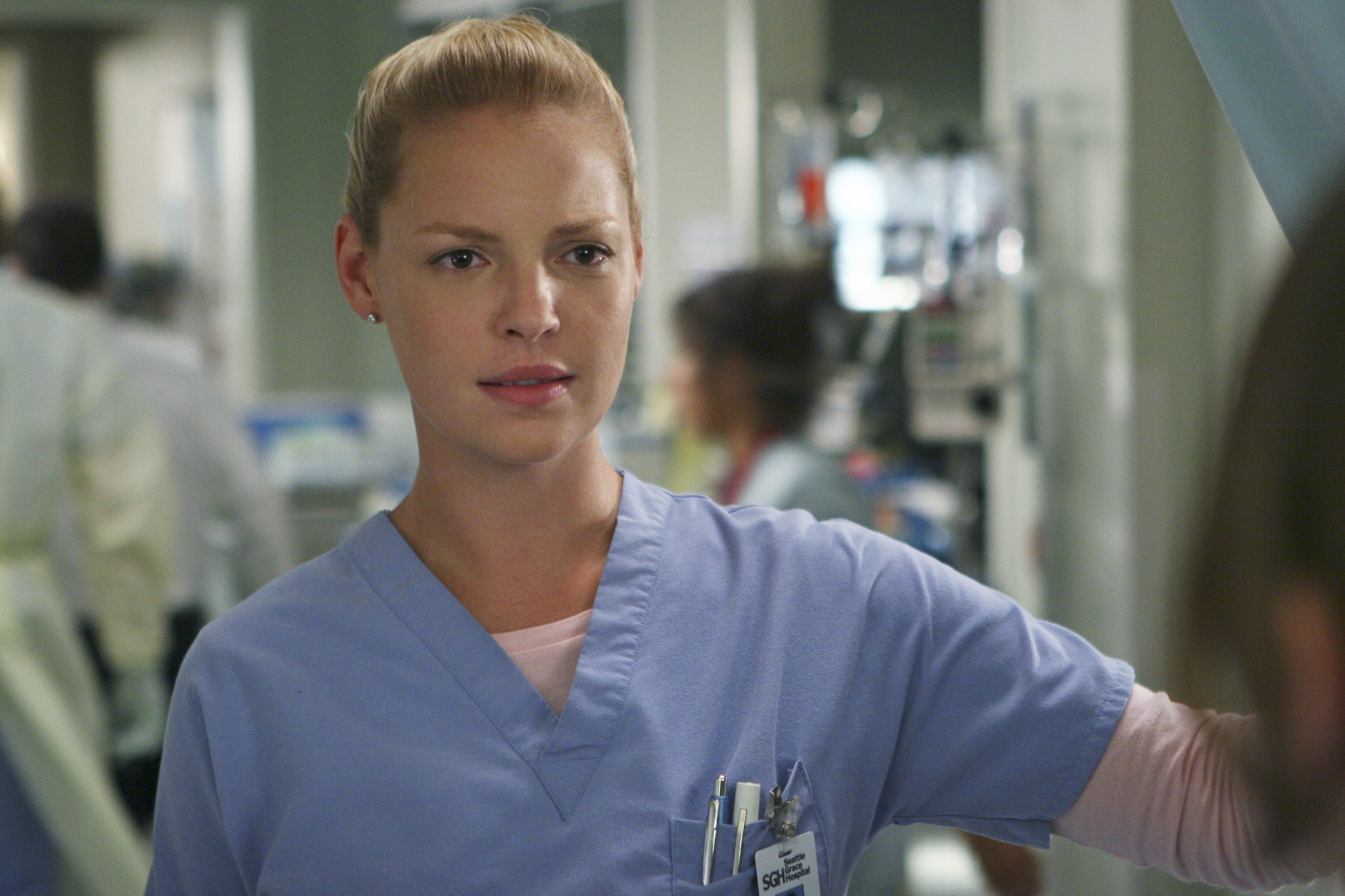 Katherine Heigl in a scene from 'Grey's Anatomy'
