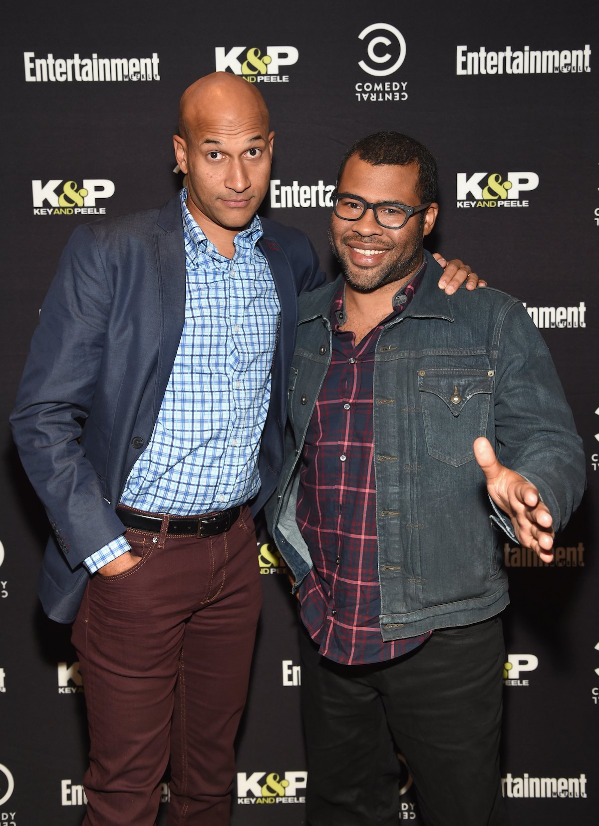 Keegan-Michael Key and Jordan Peele attending a special advanced screening of their show 'Key & Peele.'