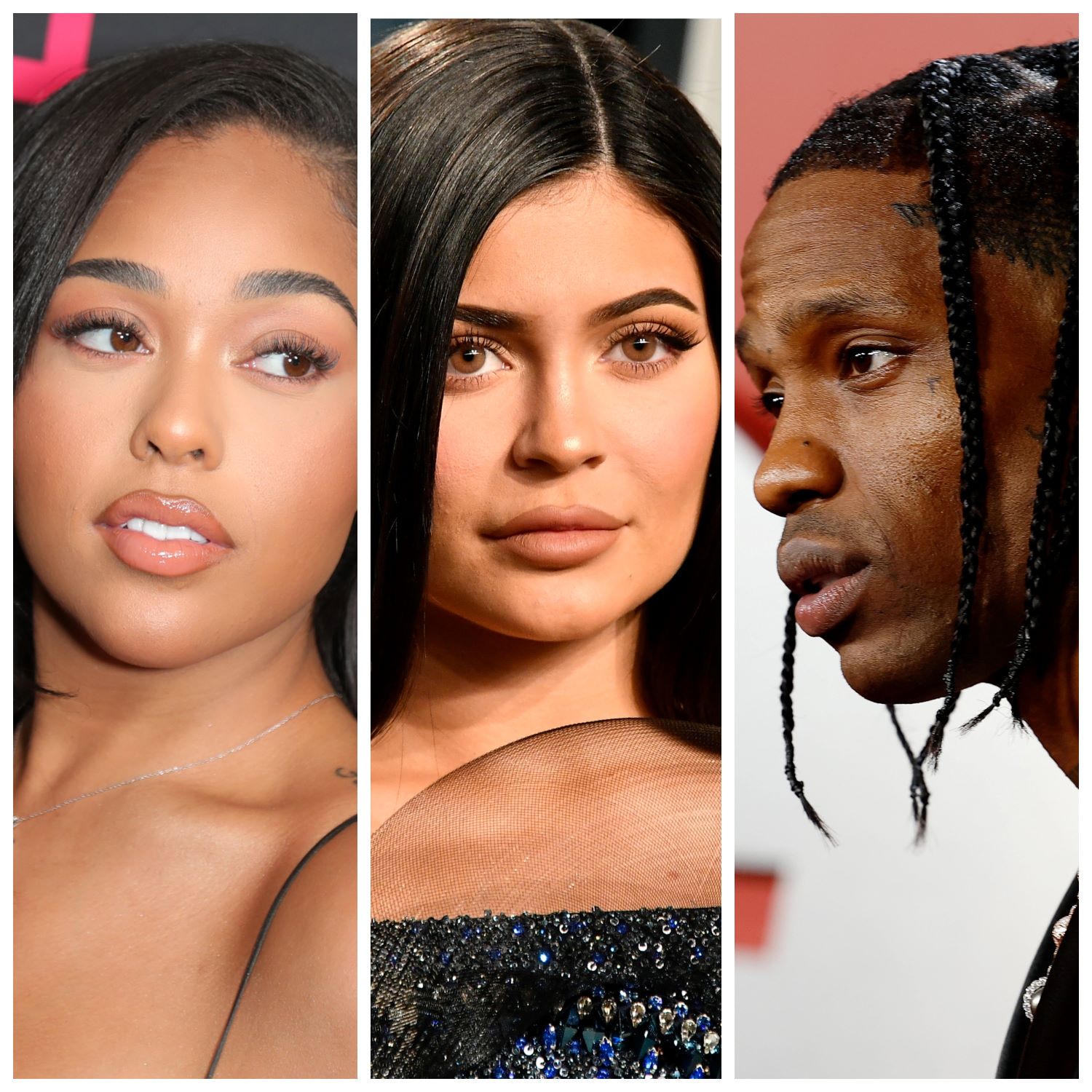 Jordyn Woods, Kylie Jenner, Travis Scott