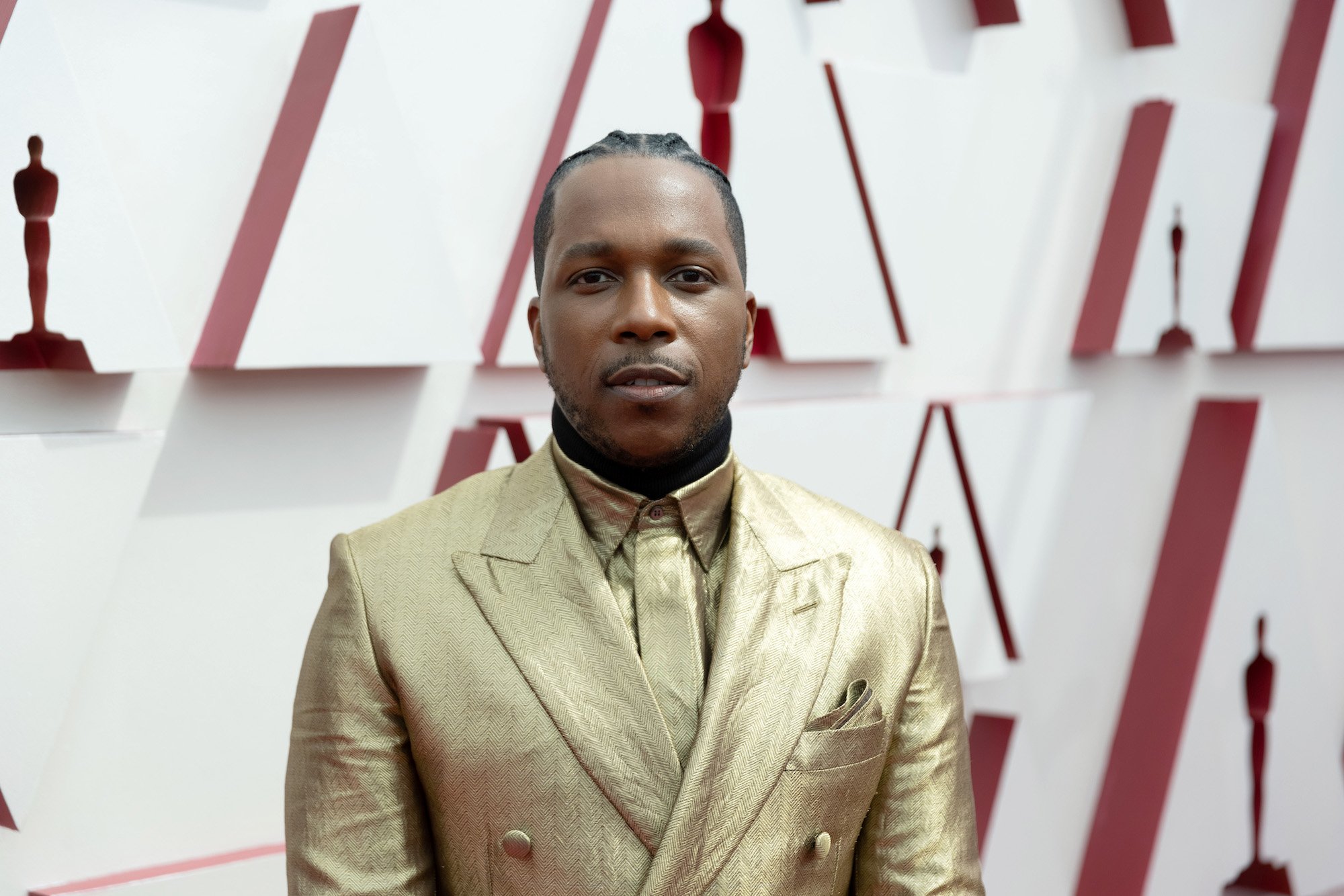 Leslie Odom Jr. attending the 93rd Annual Academy Awards in April 2021