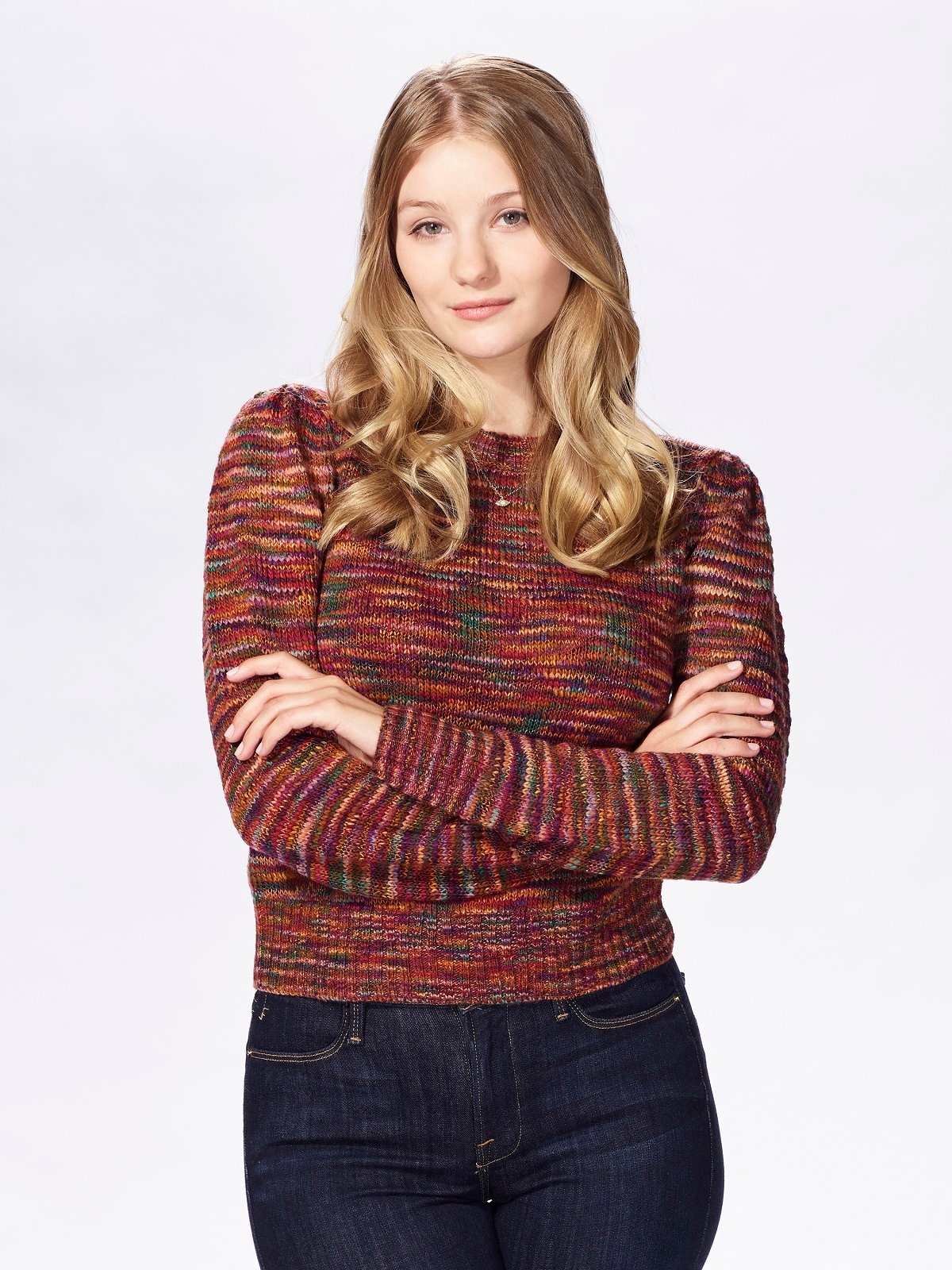 Actor Lindsay Arnold as her character Allie Horton in a promotional photo for 'Days of Our Lives'