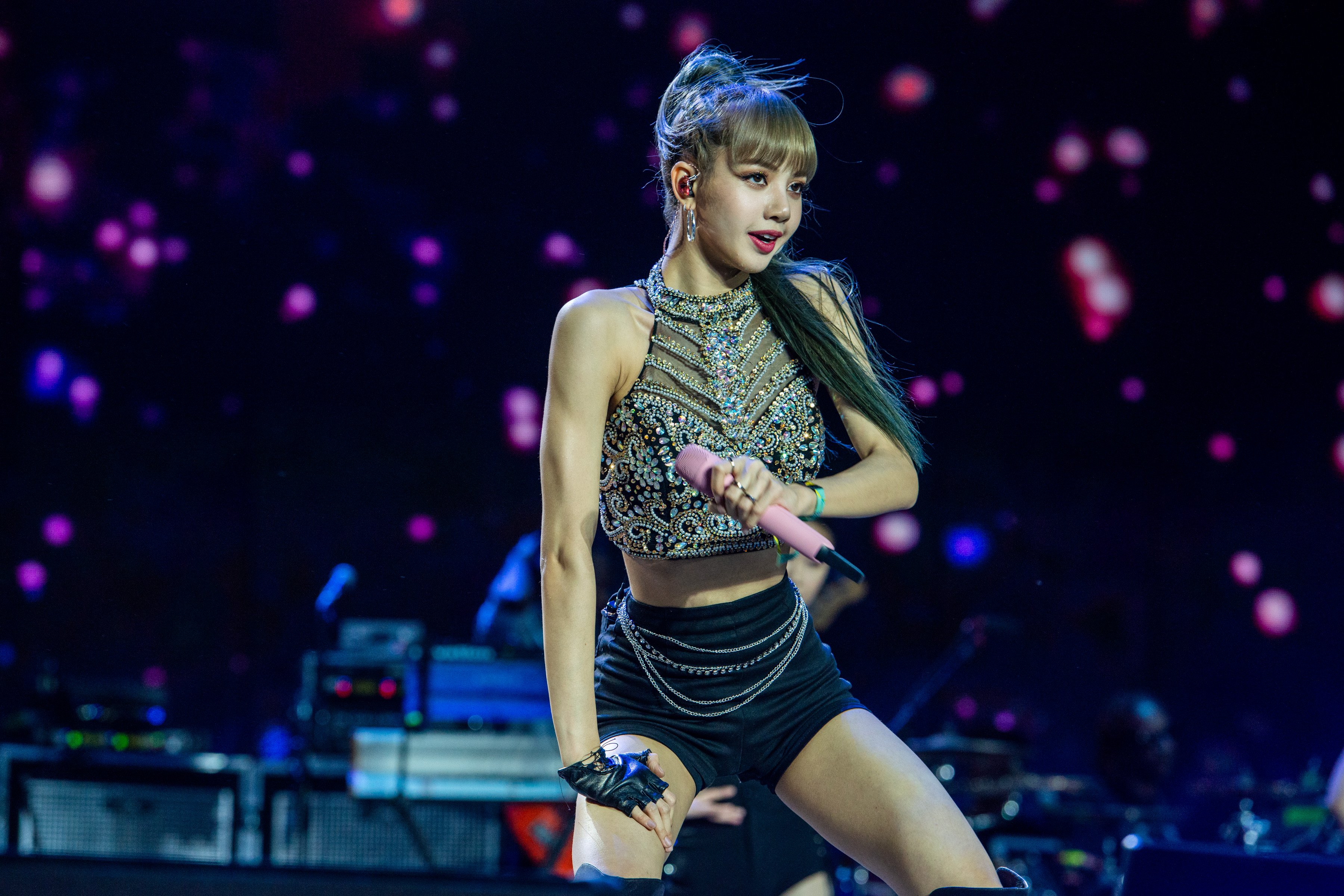 Lisa of BLACKPINK performs during 2019 Coachella Valley Music And Arts Festival
