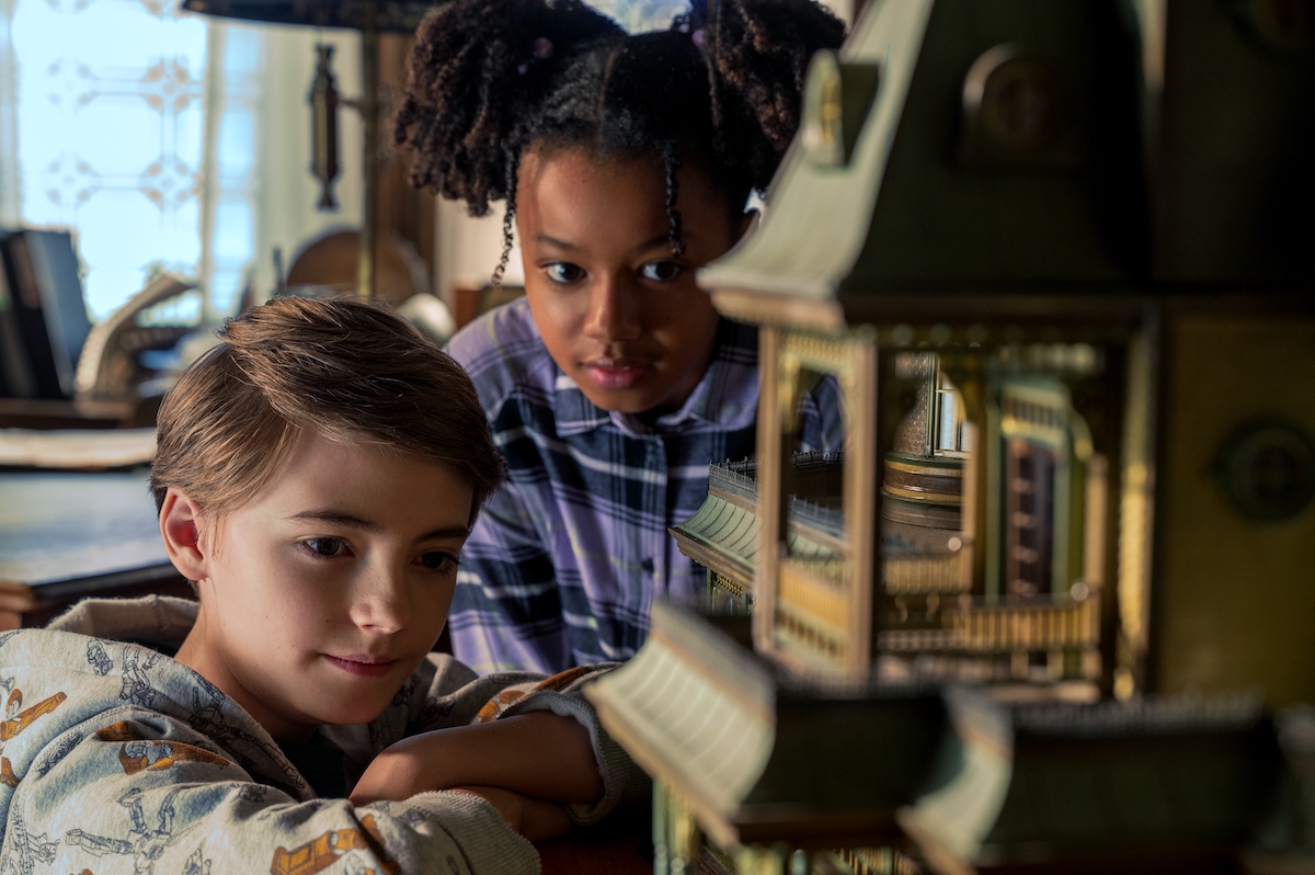 Bode (Jackson Robert Scott) and Jamie (Liyou Abere) in a production still from 'Locke & Key' Season 2.