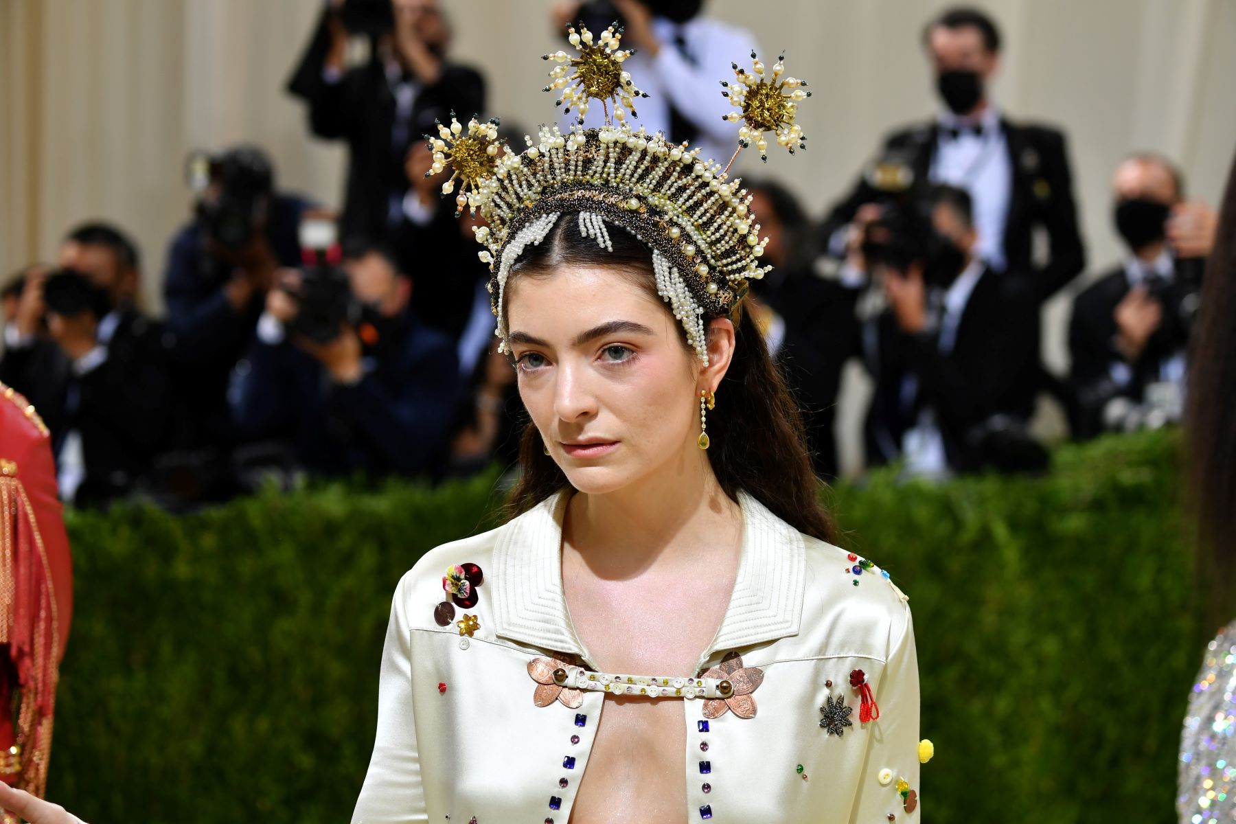 Lorde attending the 2021 Met Gala at the Metropolitan Museum of Art in New York City