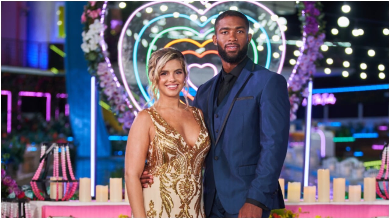 Alana Paolucci and Charlie Lynch during the 'Love Island' season 3 finale