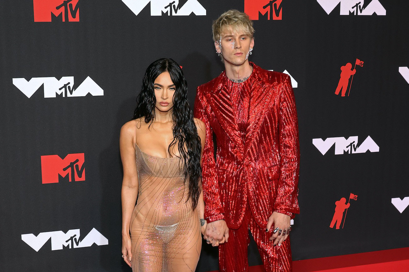 Megan Fox and Machine Gun Kelly arrive at the 2021 MTV Video Music Awards