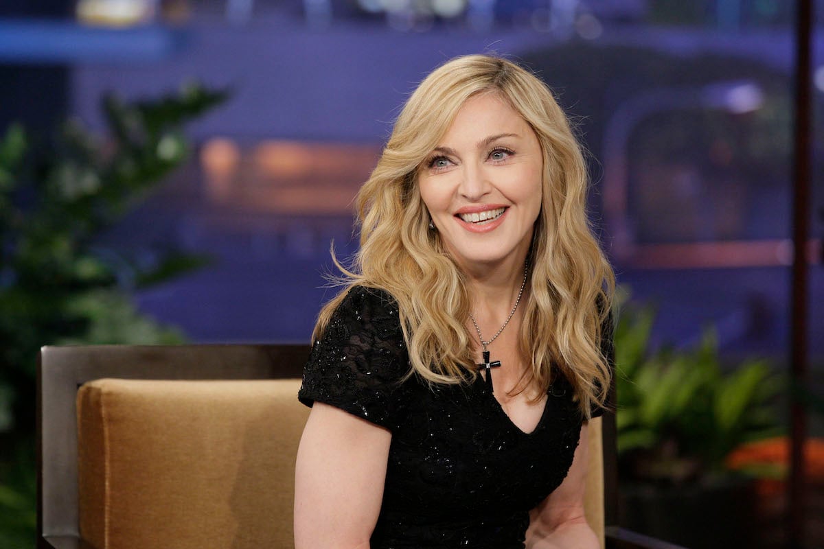 Singer Madonna during an interview