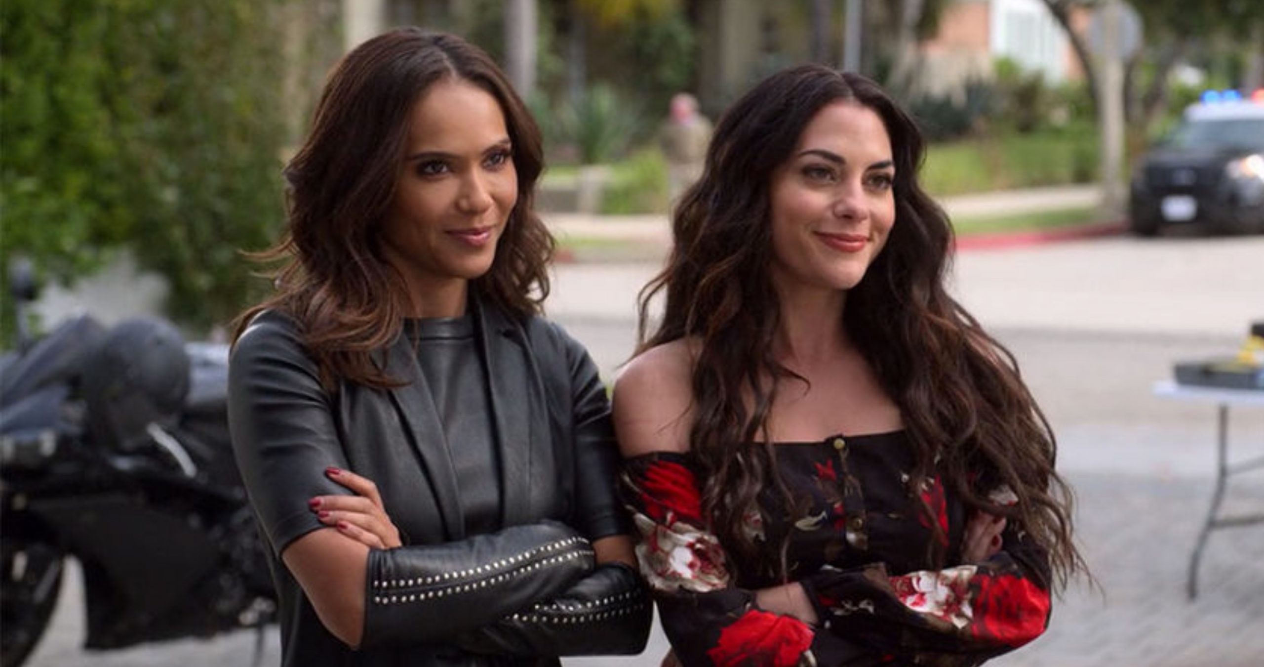 Lesley-Ann Brandt as Maze and Inbar Lavi as Eve in 'Lucifer'