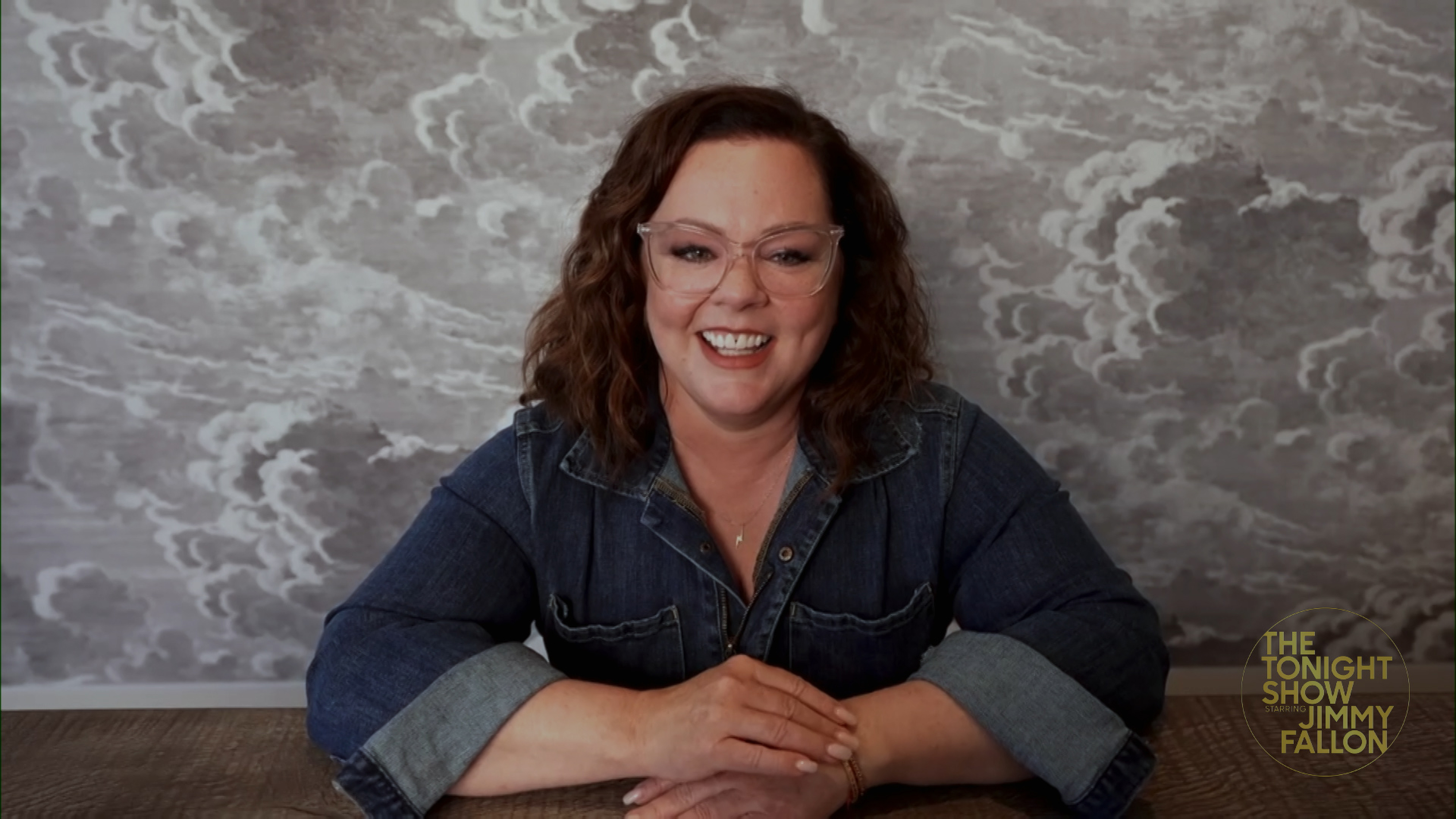 Melissa McCarthy during an interview on 'The Tonight Show Starring Jimmy Fallon'