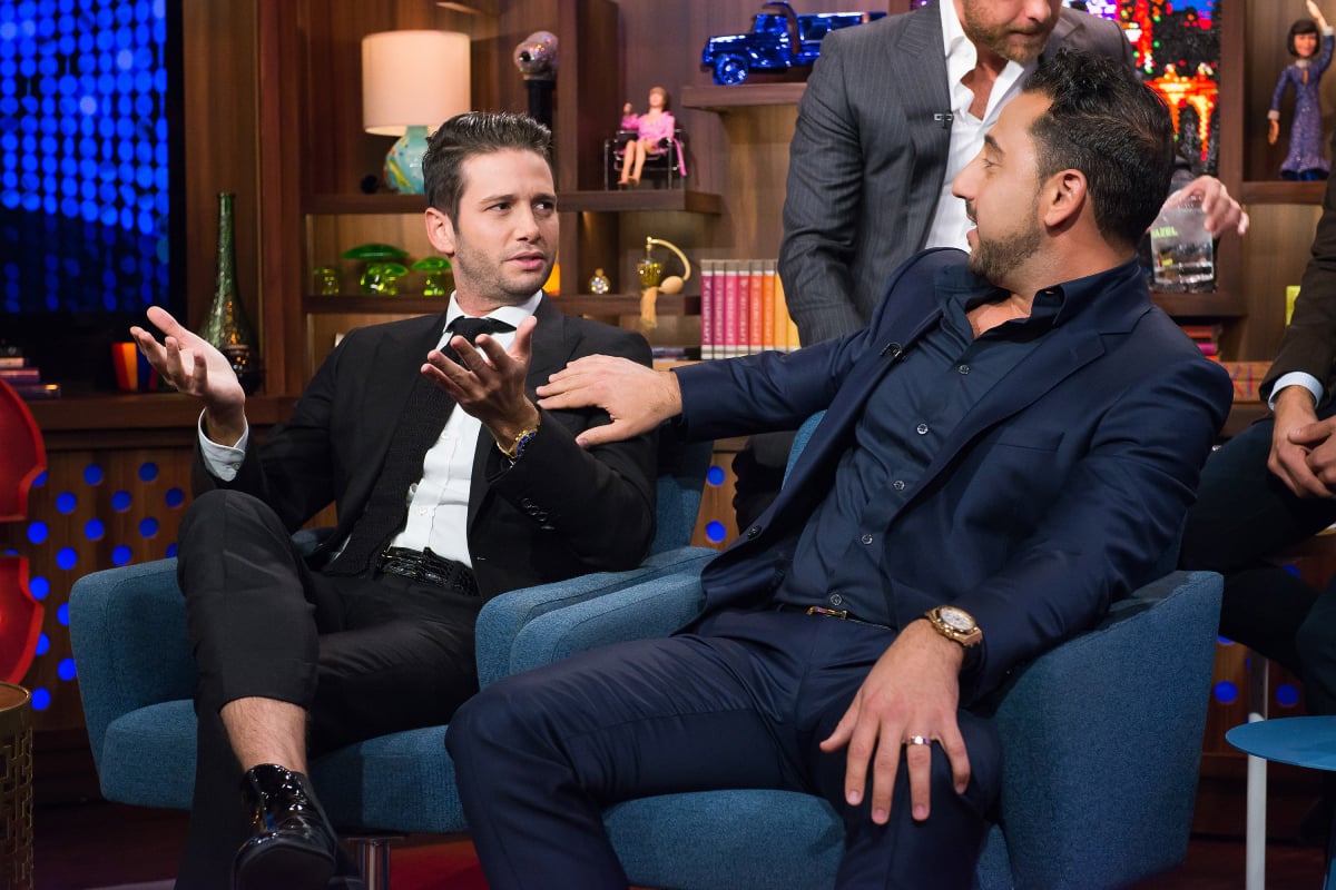 ‘Million Dollar Listing: Los Angeles’ stars Josh Flagg and Josh Altman on ‘Watch What Happens Live’ on November 10, 2016