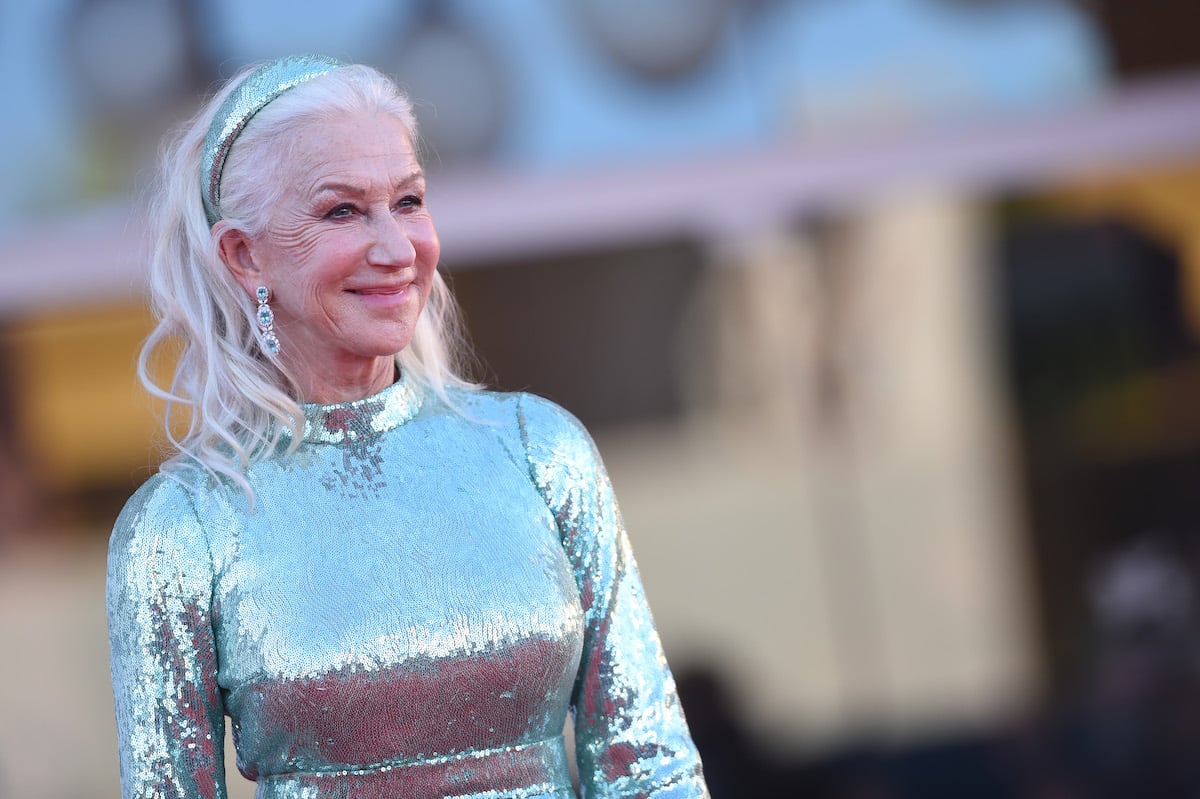 Helen Mirren on the red carpet