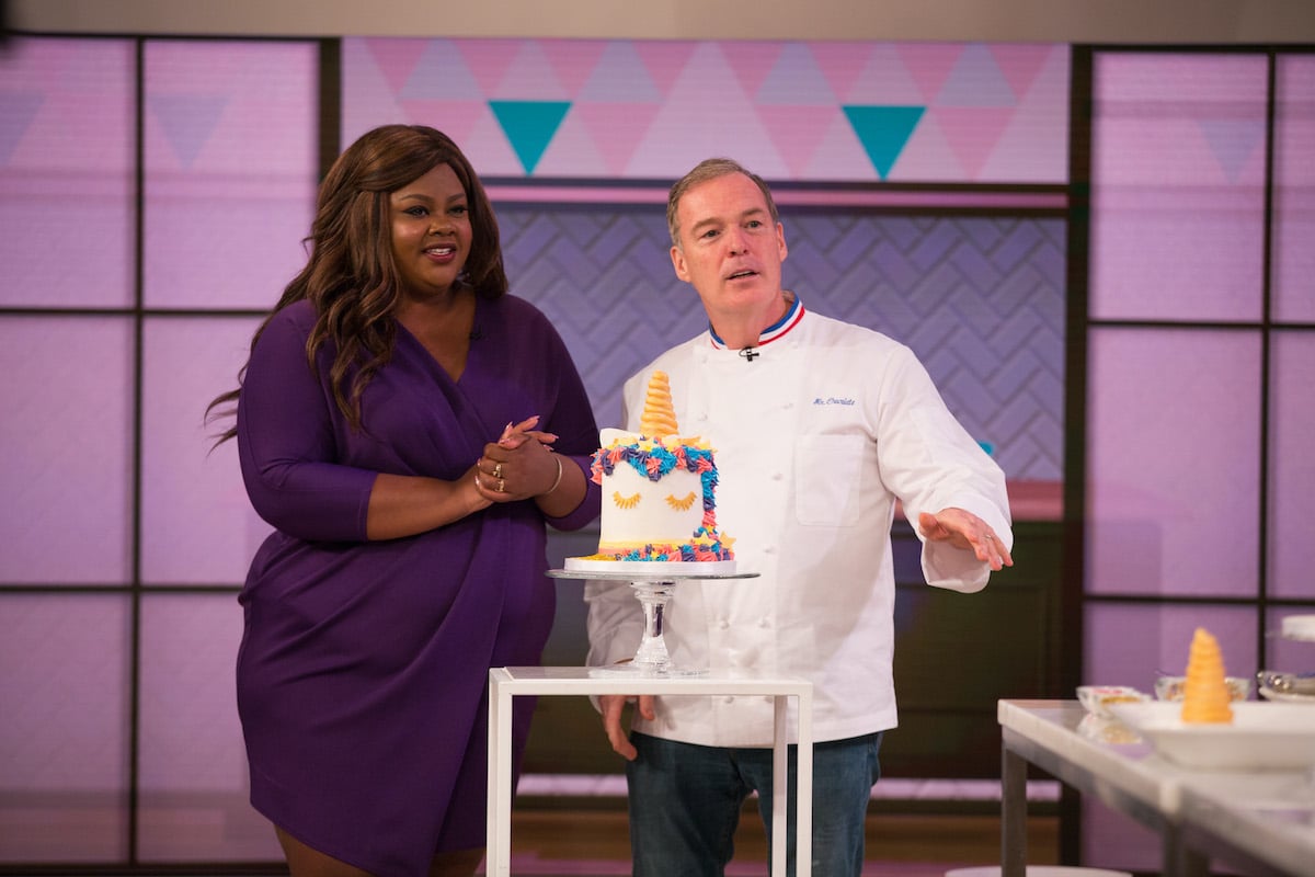 Nailed It! host Nicole Byer and Jacques Torres