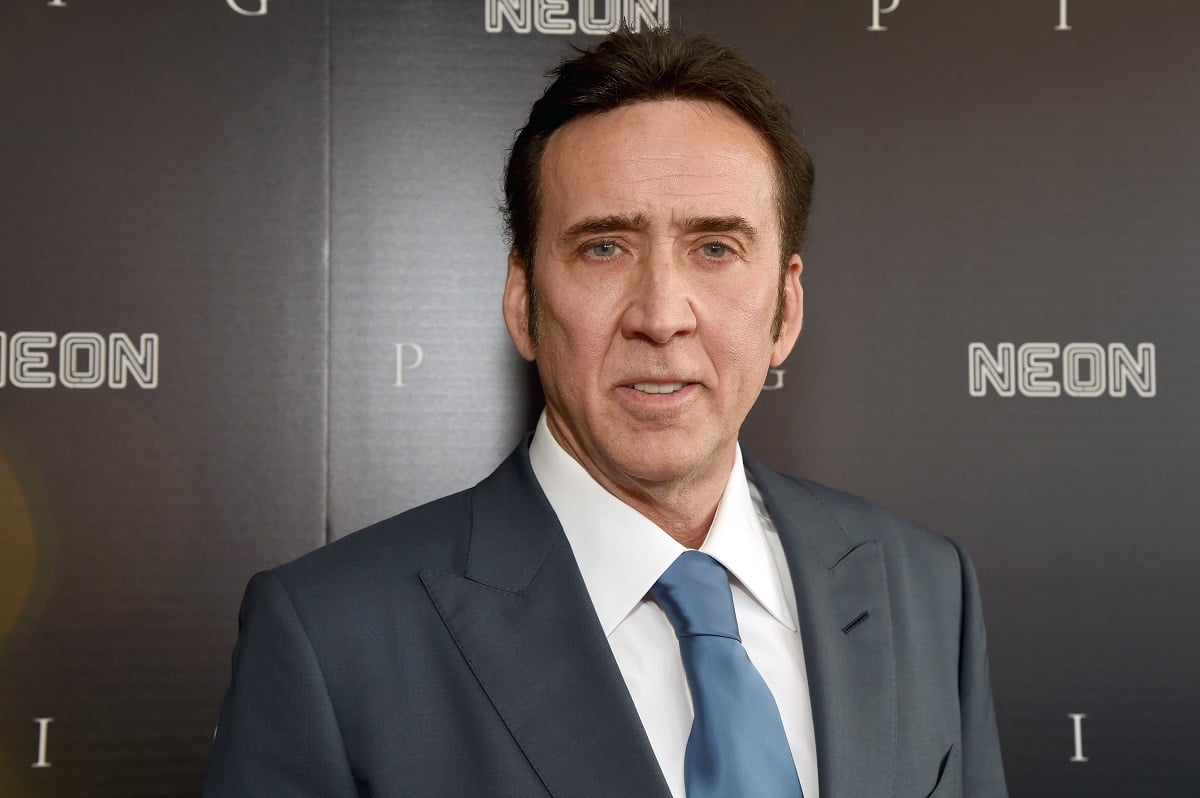 Nicolas Cage posing