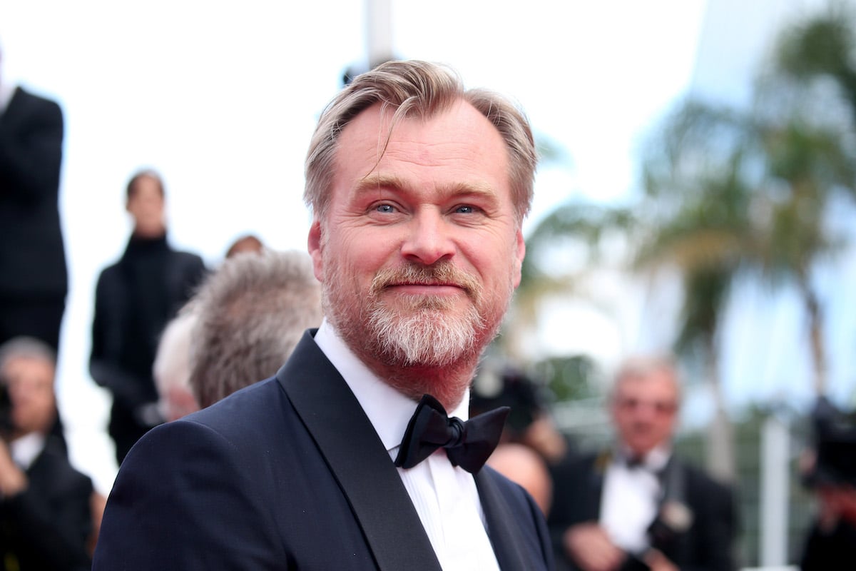 Christopher Nolan on the red carpet