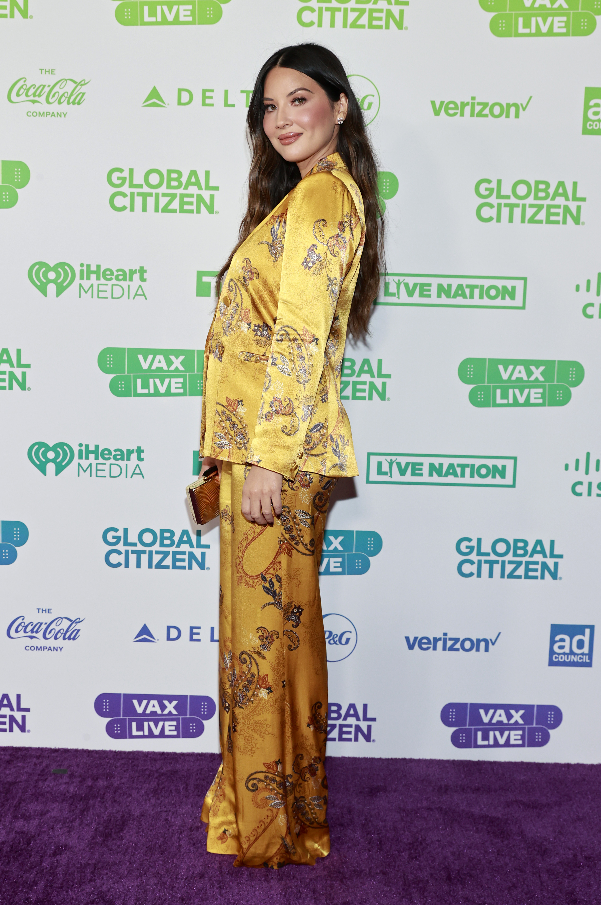 Olivia Munn arrives at the GlobaL Citizen VAX LIVE: The Concert to Reunite the World in May 2021