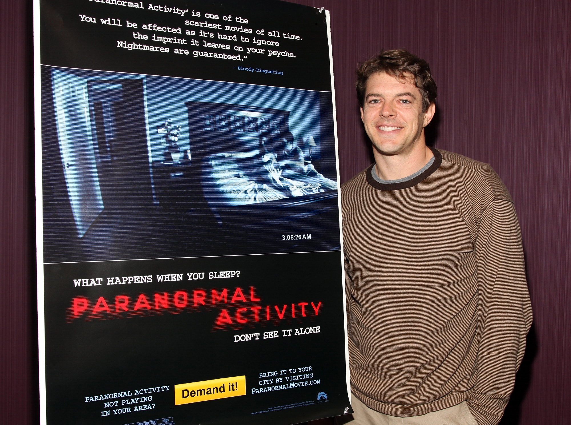 'Paranormal Activity 7' producer Jason Blum at a screening of horror movie 'Paranormal Activity'