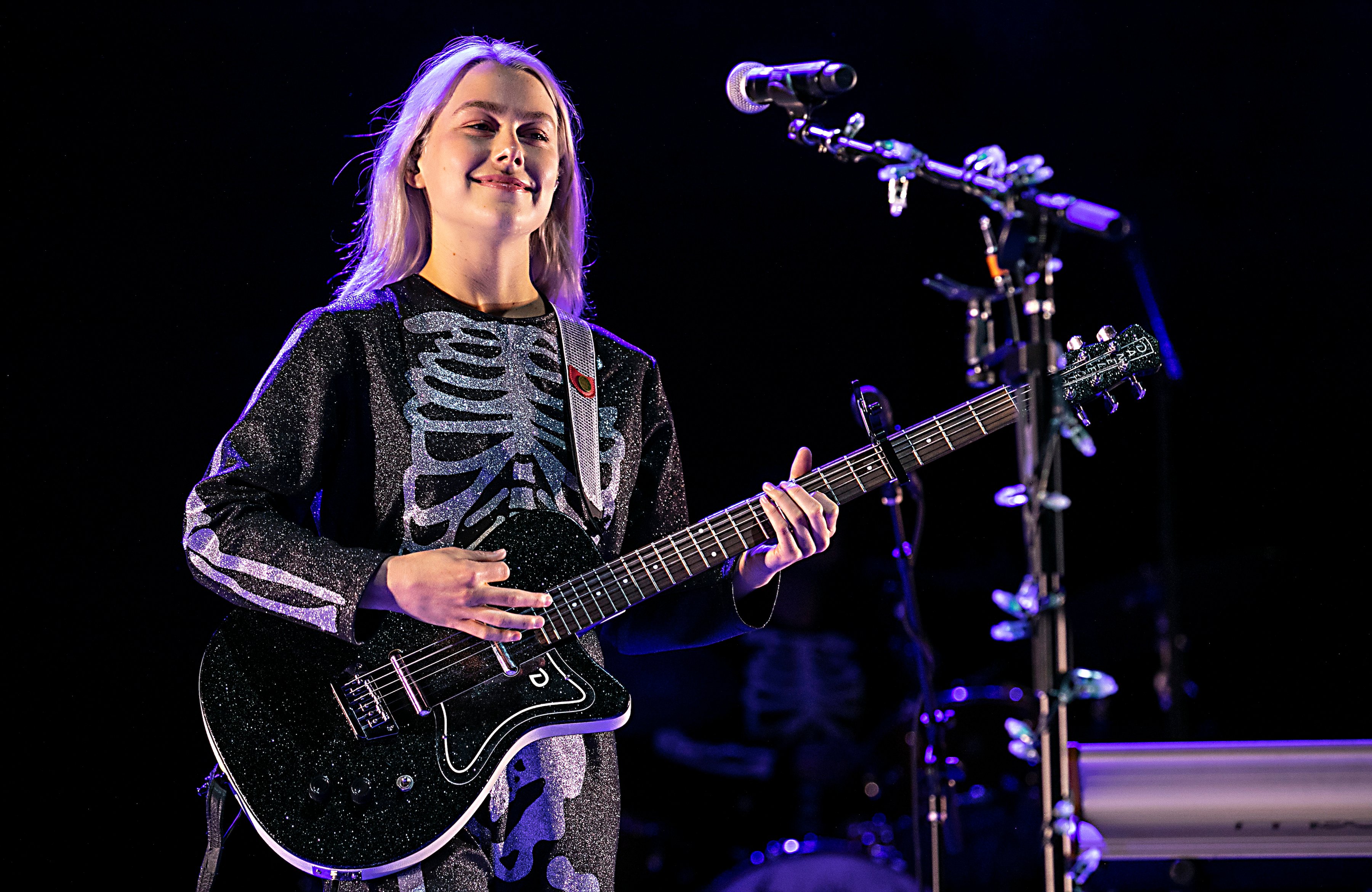 Singer/guitarist Phoebe Bridgers performs at Charlotte Metro Credit Union Amphitheatre