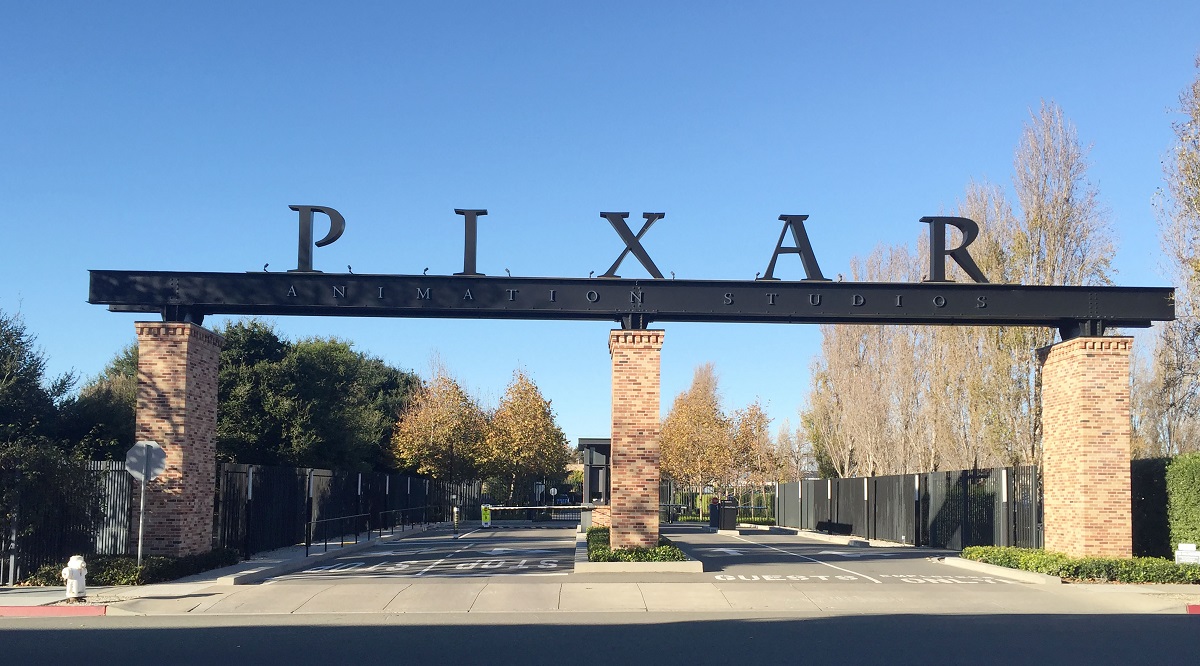 The entrance to Pixar Animation Studios.