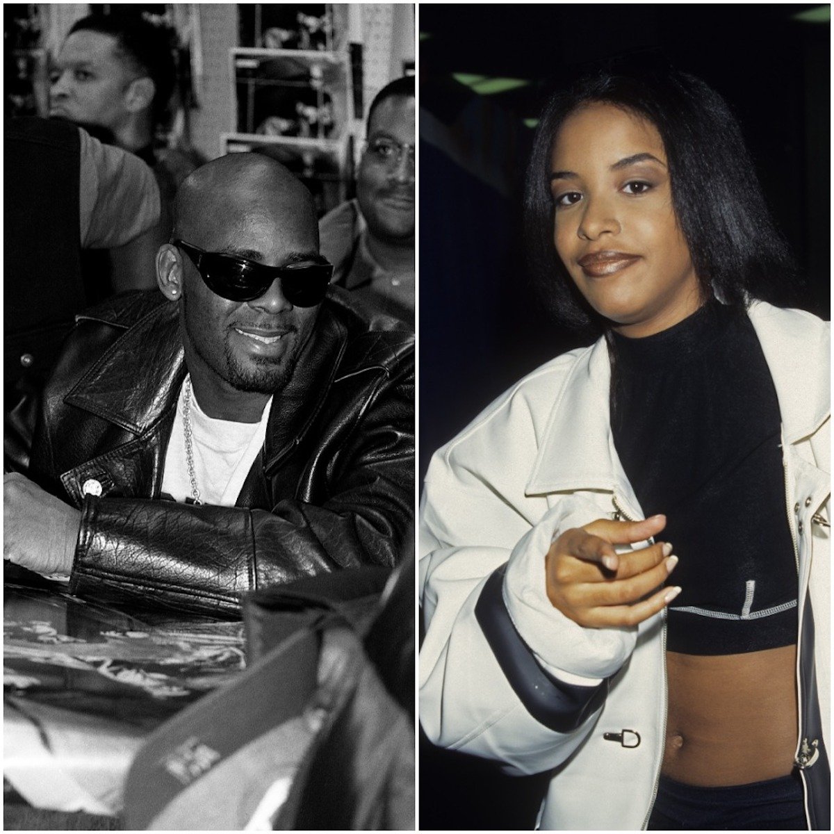 R. Kelly and Aaliyah