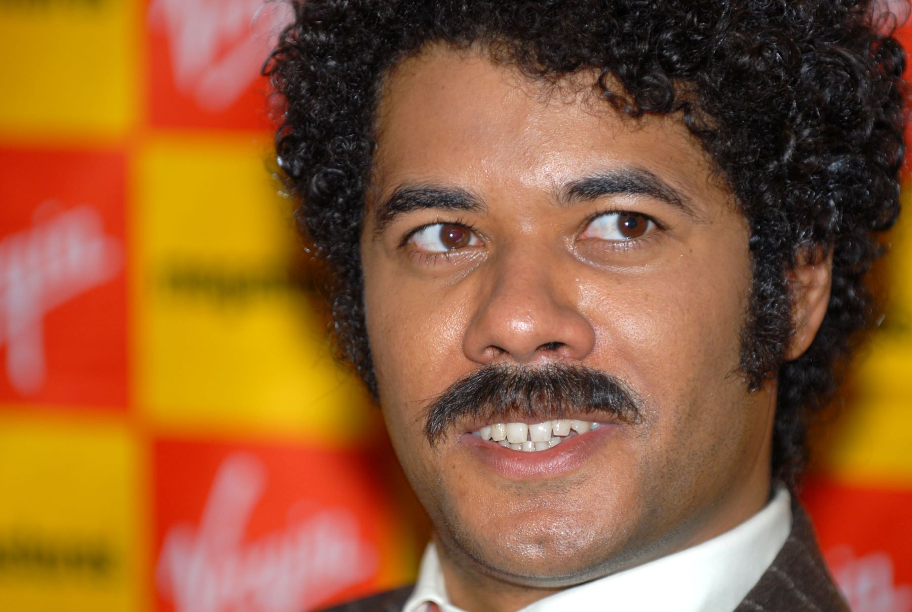 Richard Ayoade as Dean Learner during a 'Garth Marenghi's Darkplace' signing event at the Virgin Megastore in London