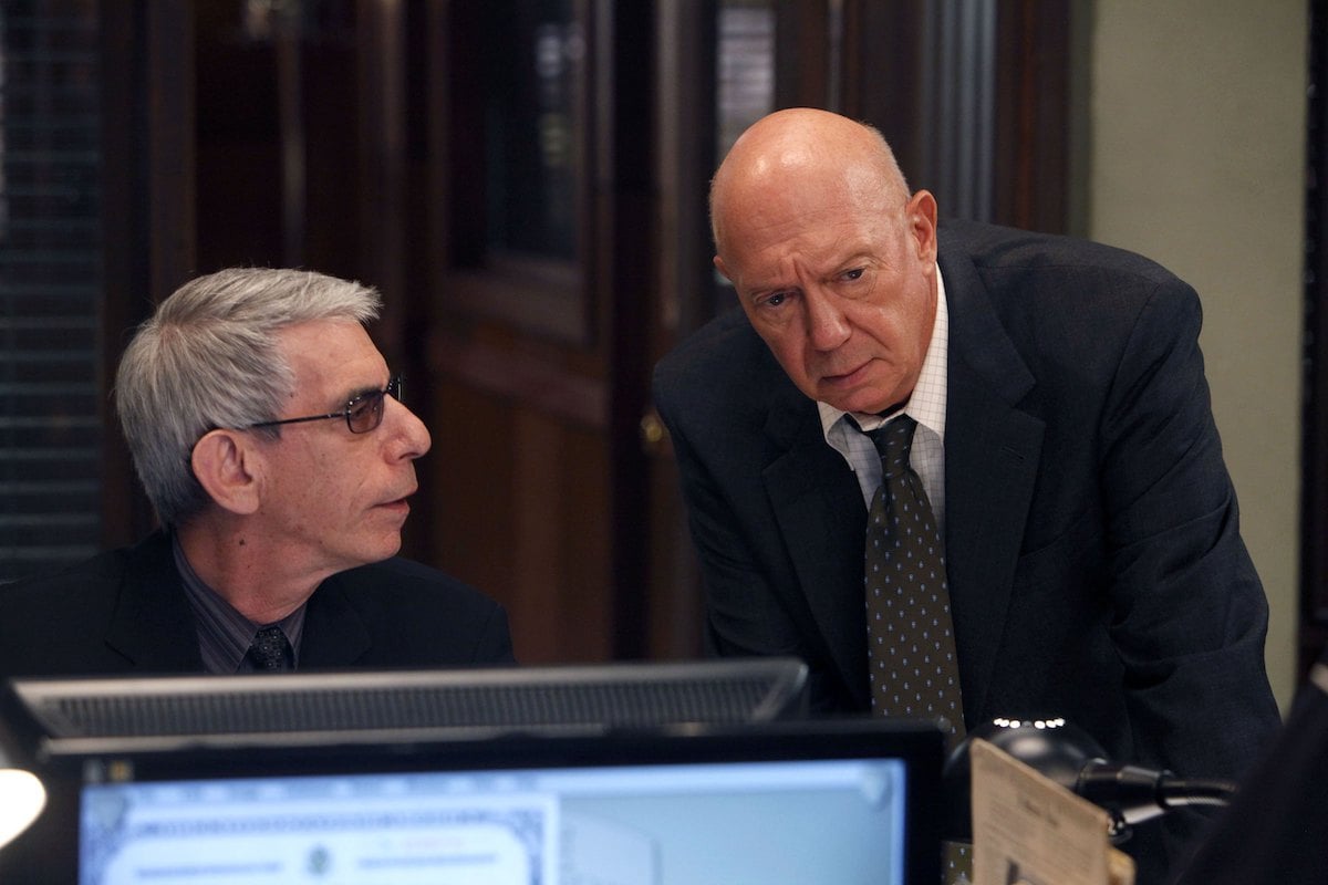 Richard Belzer and Dann Florek in 'Law & Order: SVU'