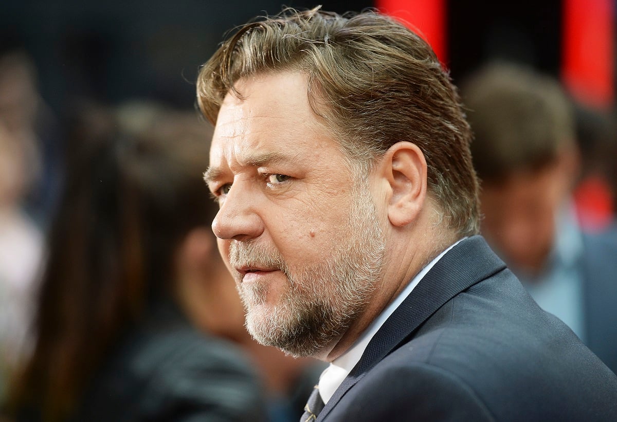 Russell Crowe smirking back