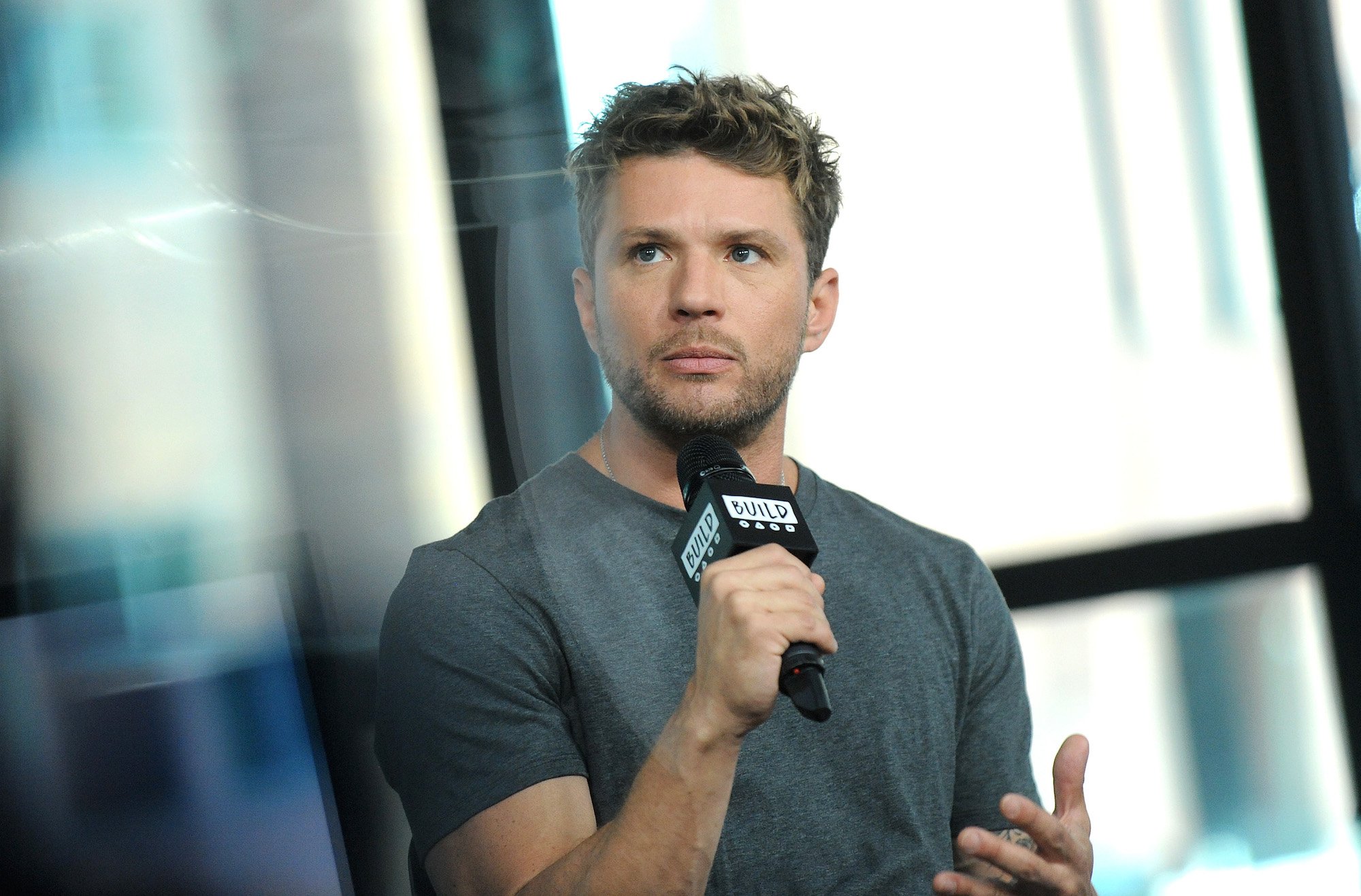 Ryan Phillippe attends the Build the Cast of 'Wish Upon' at Build Studio.