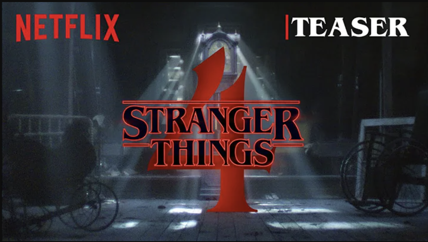 'TUDUM' revealed a new teaser for 'Stranger Things' Season 4 showing a grandfather clock standing in the shadows of a rundown attic.