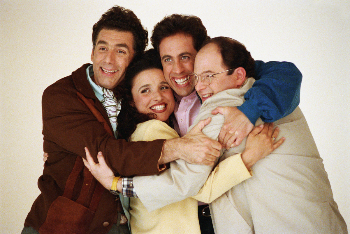 The main cast of 'Seinfeld': Michael Richards, Julia Louis-Dreyfus, Jerry Seinfeld, and Jason Alexander.