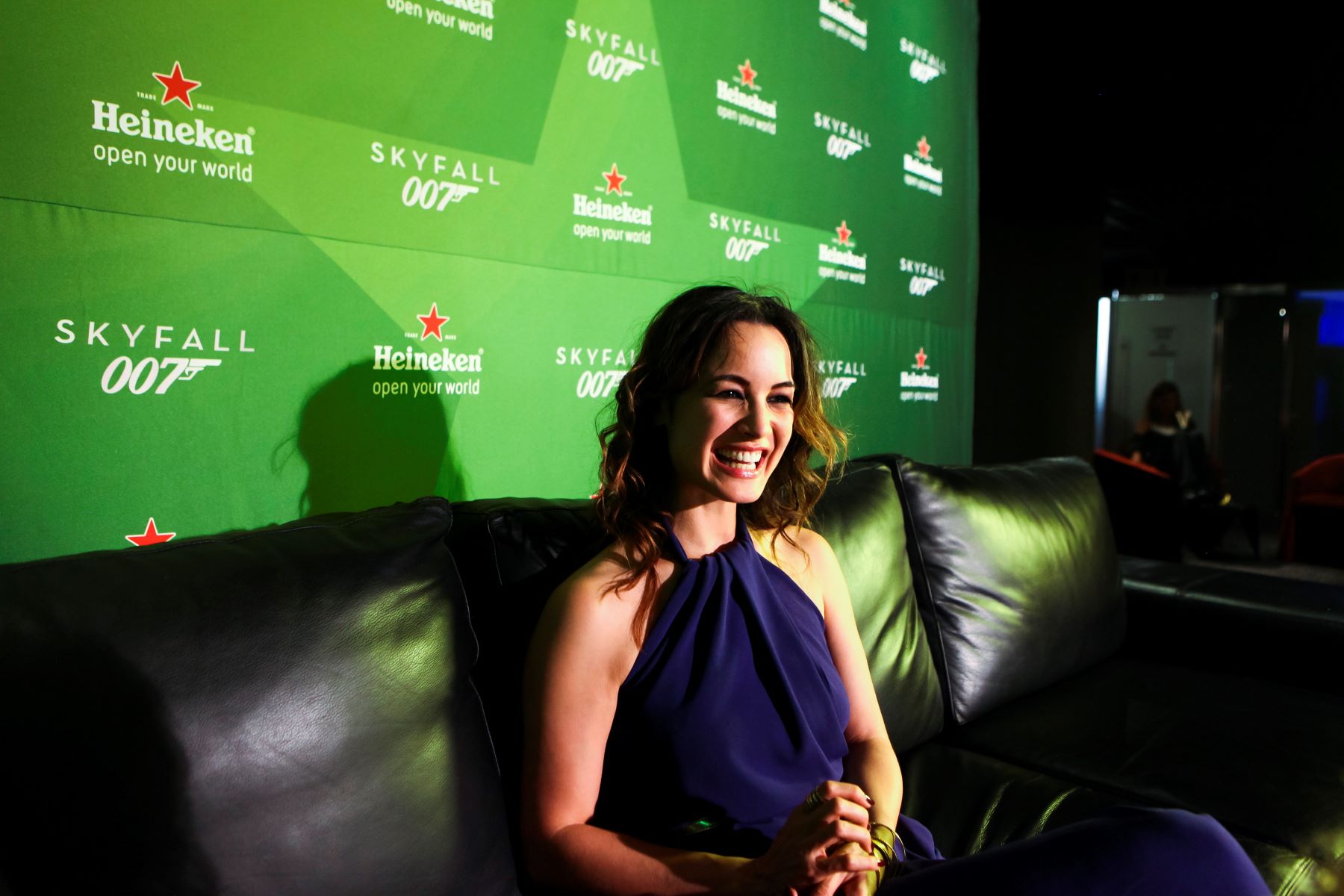 Berenice Marlohe at the South African 'Skyfall' premiere in Johannesburg