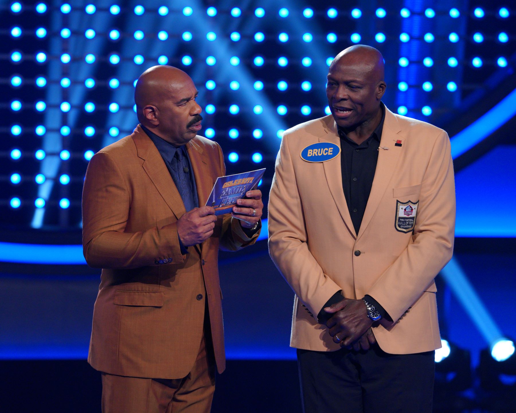 Steve Harvey hosting 'Celebrity Family Feud' on ABC