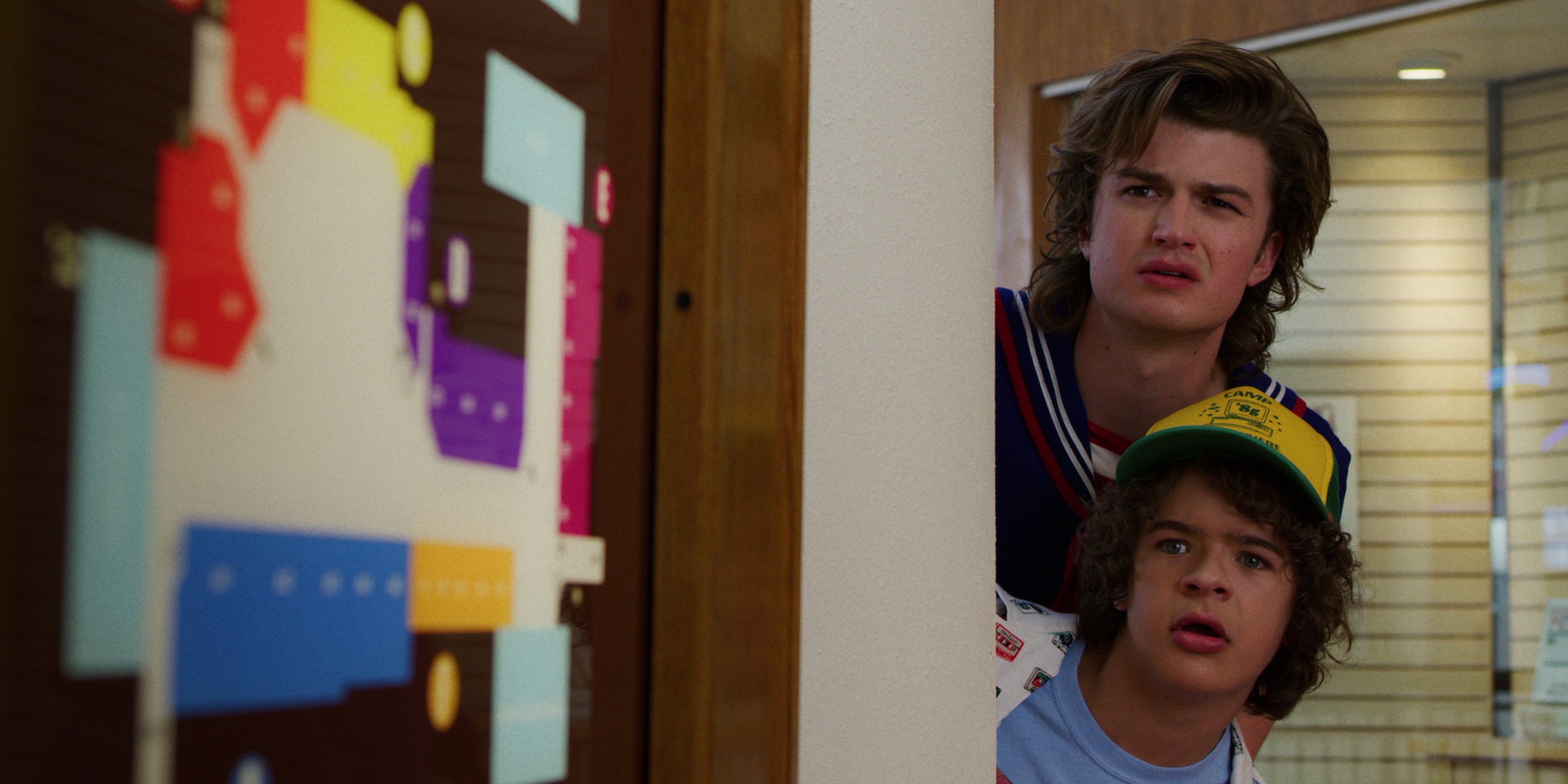 'Stranger Things' Season 4 stars Joe Keery and Gaten Matarazzo in a production still from 'Stranger Things' Season 3.